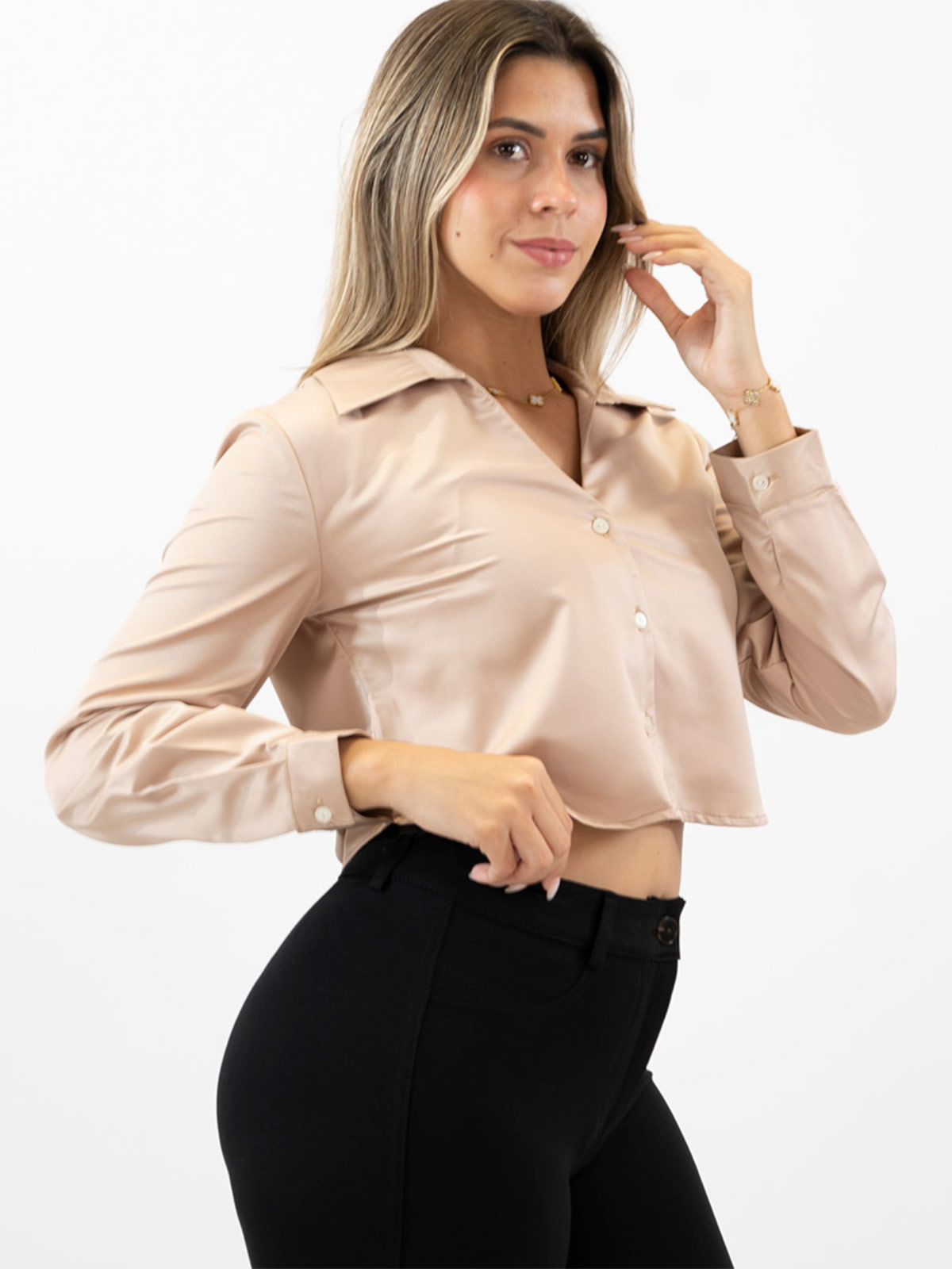 BLUSA MANGA LARGA MUJER BLACKOUT ANALU - 2
