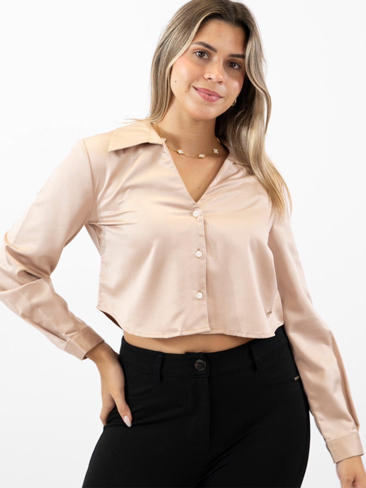 BLUSA MANGA LARGA MUJER BLACKOUT ANALU - 3