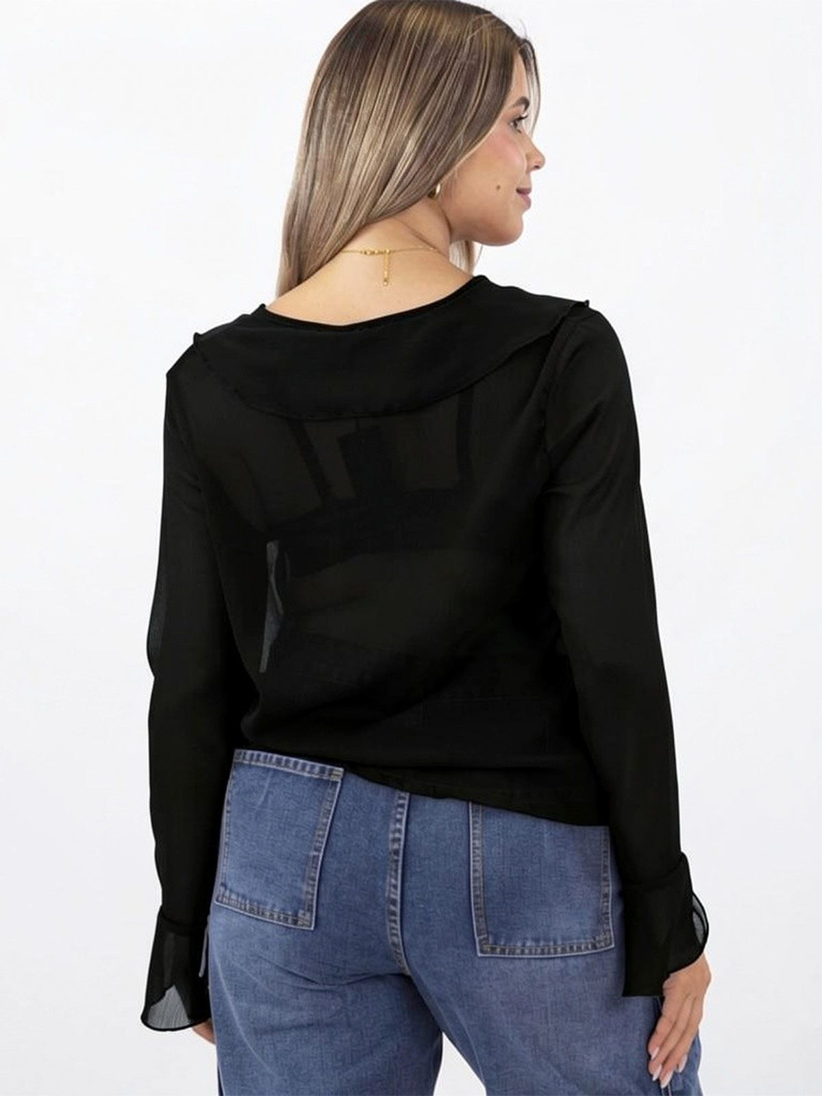 BLUSA MANGA LARGA MUJER BLACKOUT MONICA - 4