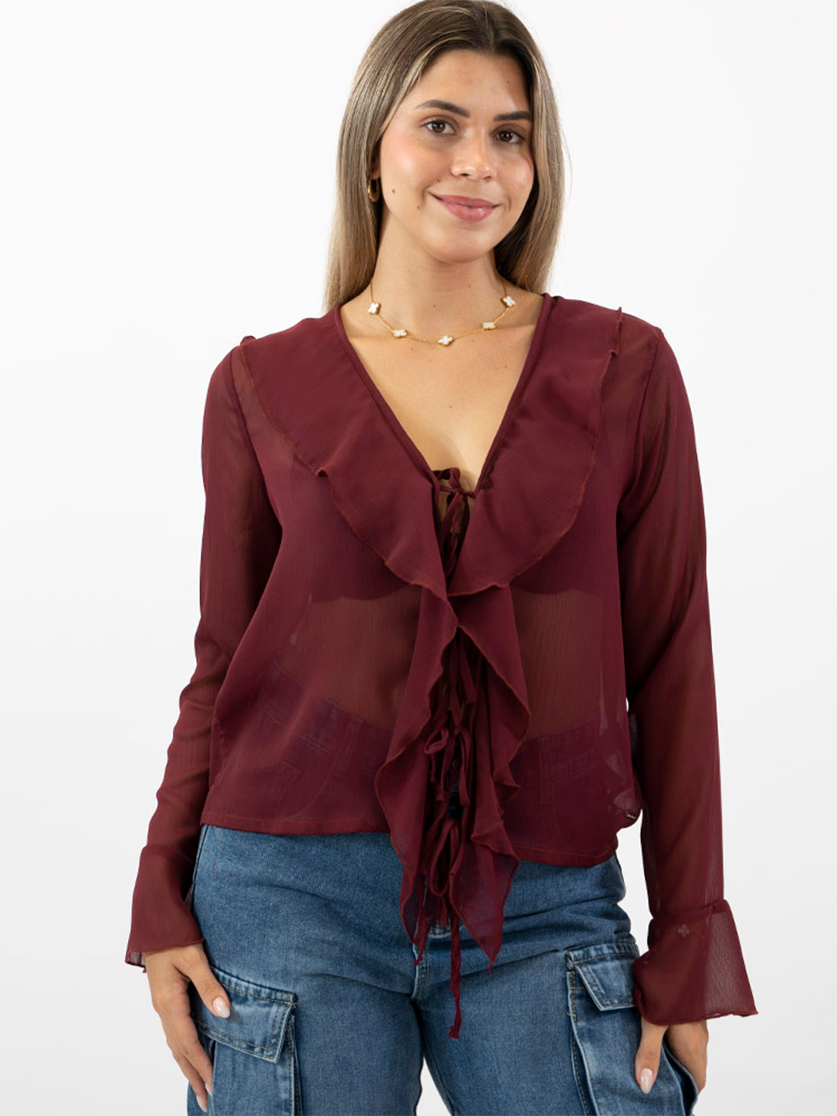 BLUSA MANGA LARGA MUJER BLACKOUT MONICA - 1