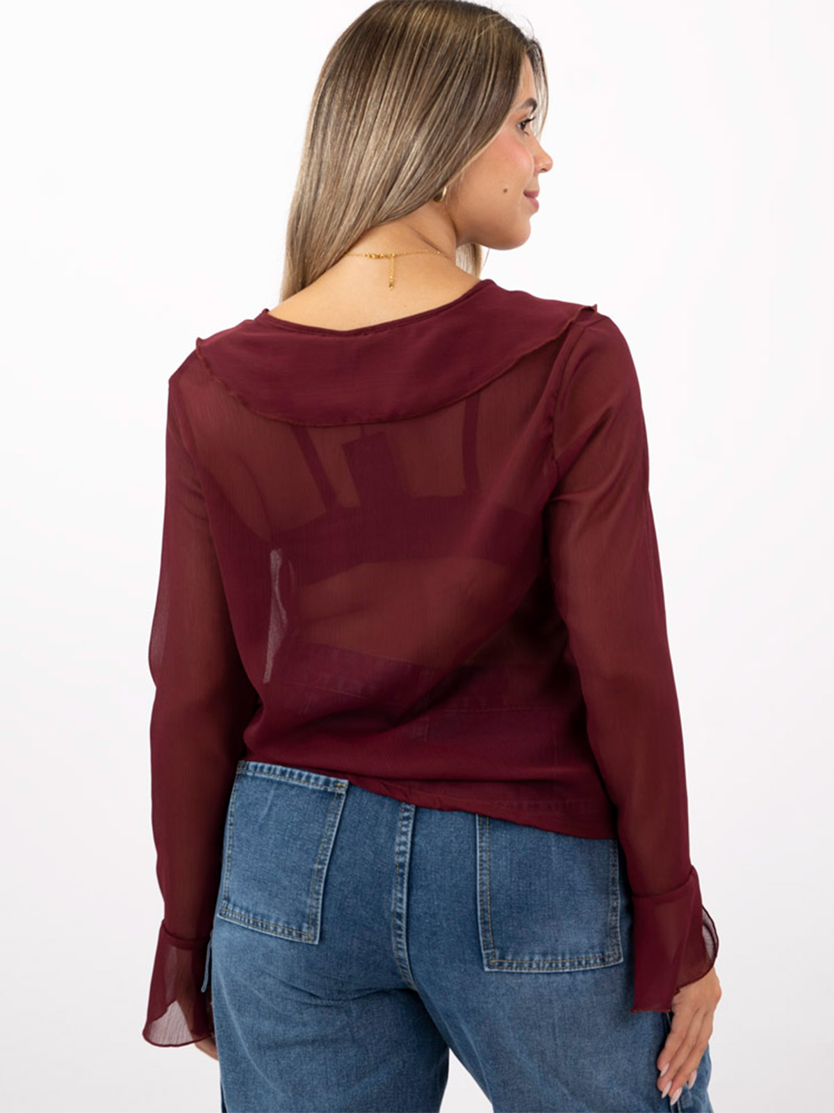 BLUSA MANGA LARGA MUJER BLACKOUT MONICA - 4