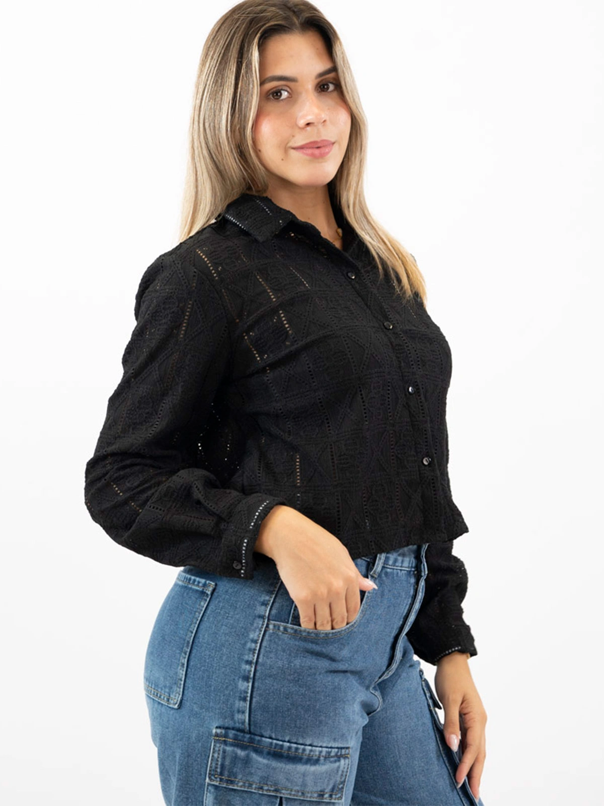 BLUSA MANGA LARGA MUJER BLACKOUT BRIANA - 2
