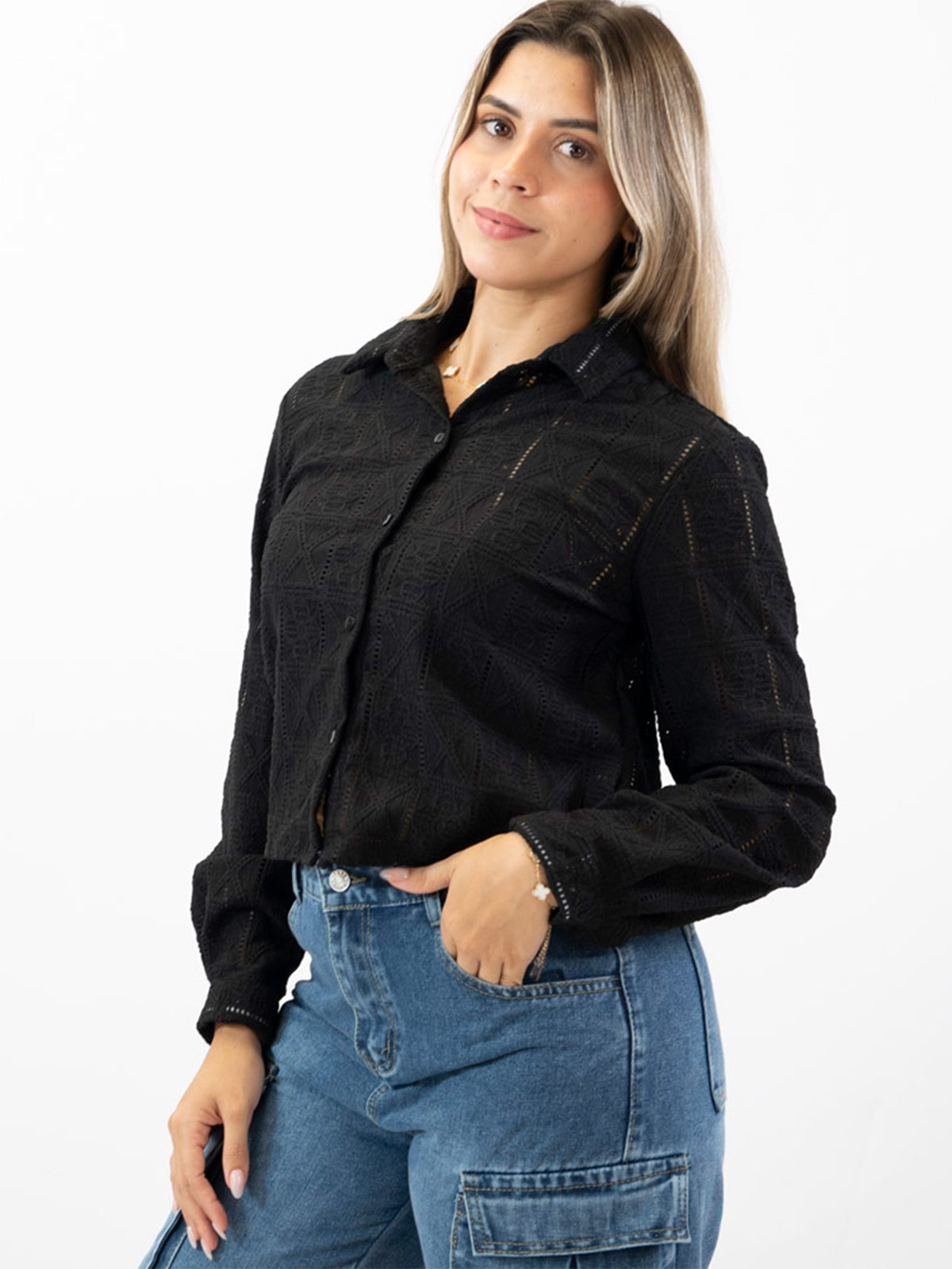 BLUSA MANGA LARGA MUJER BLACKOUT BRIANA - 3