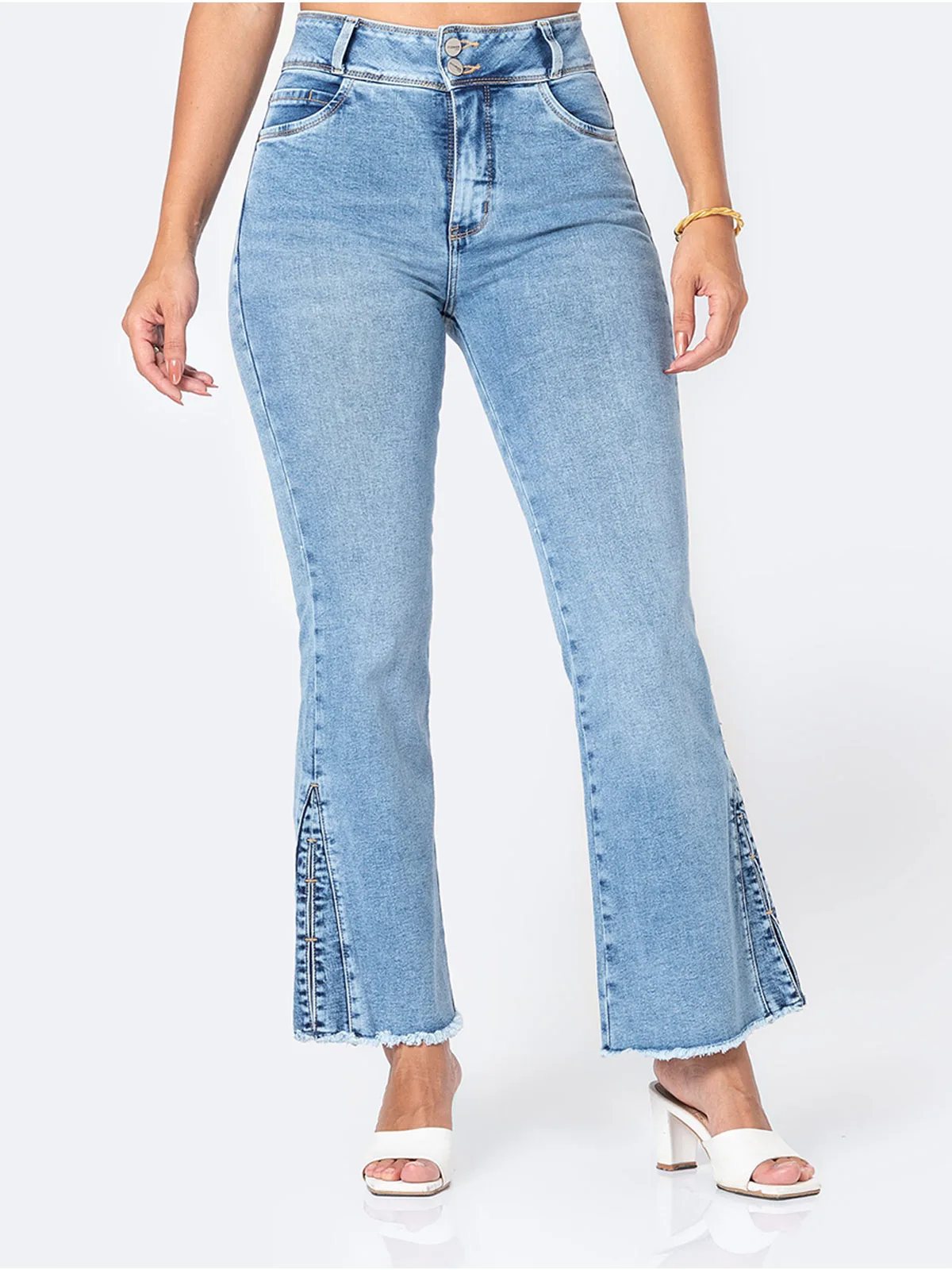 JEANS FLARE MUJER PIONIER LUSY - 1