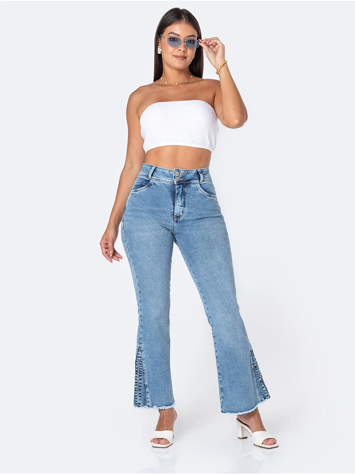 JEANS FLARE MUJER PIONIER LUSY - 4