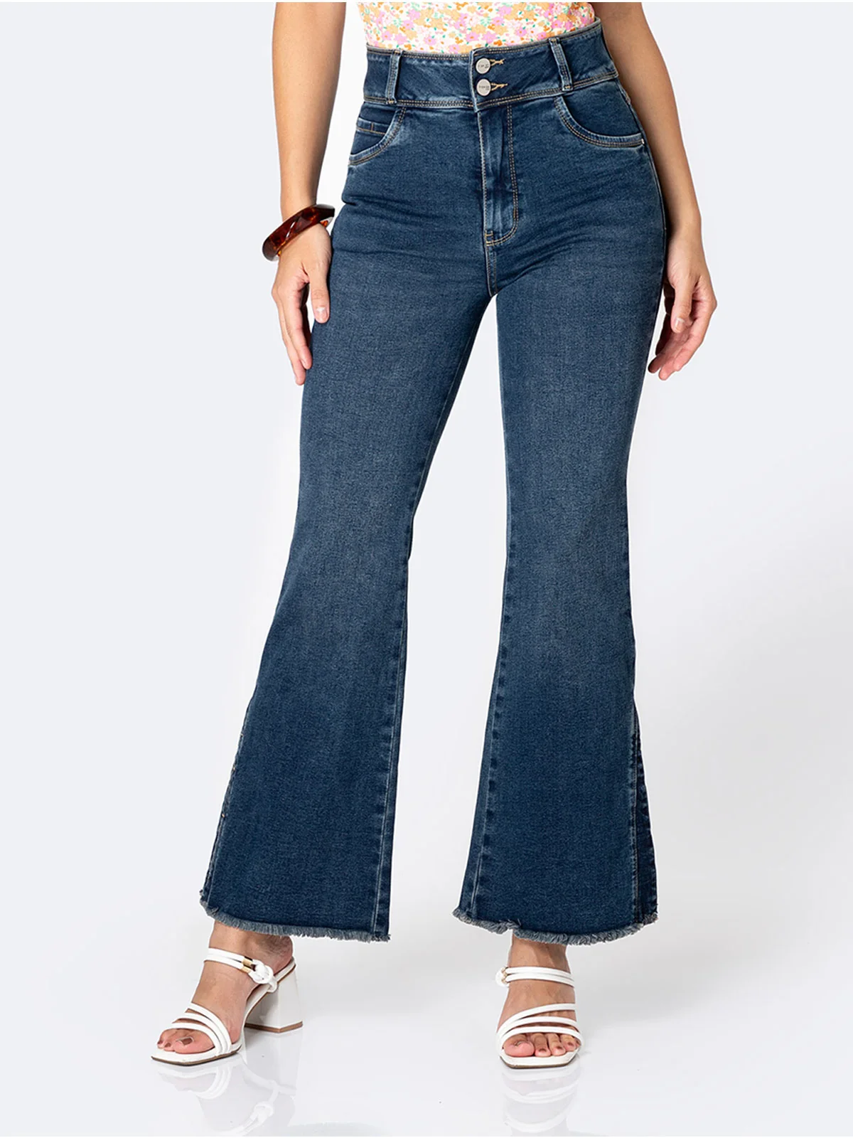 JEANS FLARE MUJER PIONIER LUSY - 1