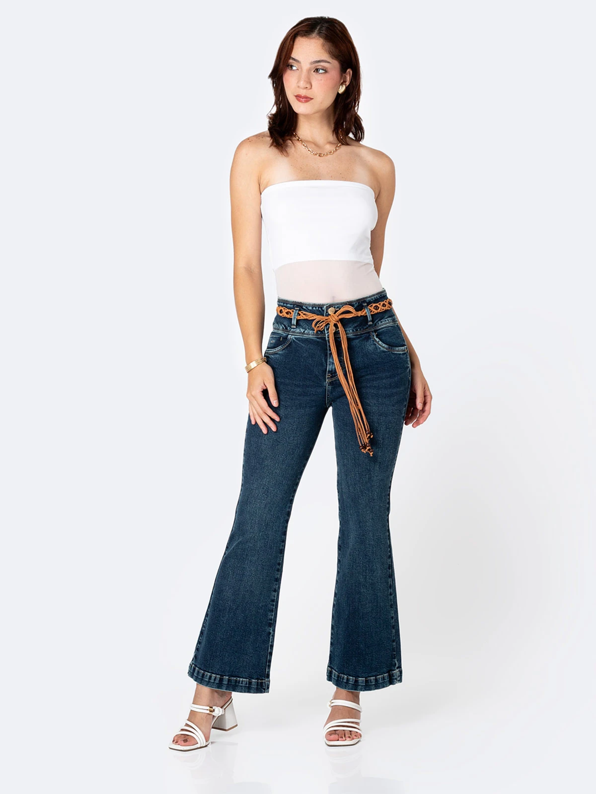JEANS FLARE MUJER PIONIER LUZMELYA - 5