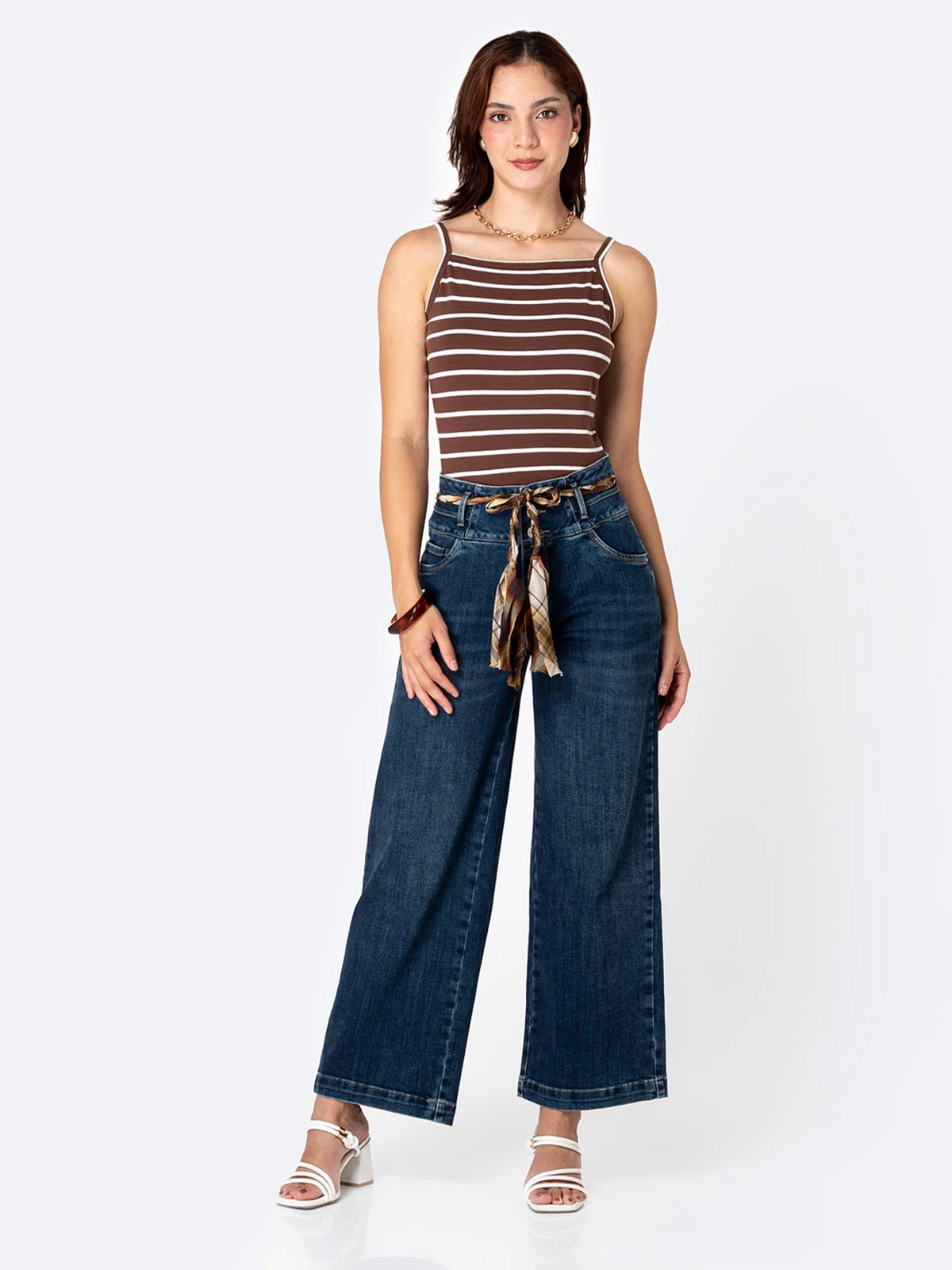 JEANS WIDE LEG MUJER PIONIER NYCKOL - 4