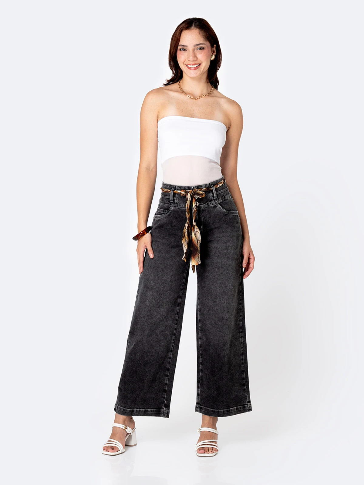 JEANS WIDE LEG MUJER PIONIER NYCKOL - 3