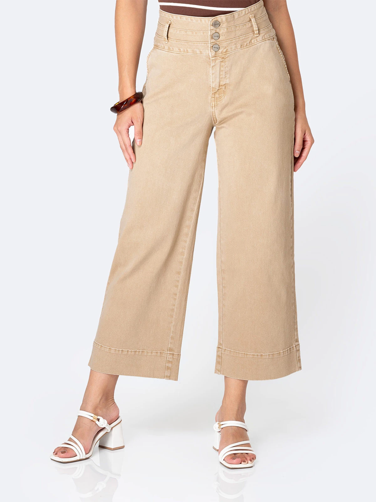 PANTALÓN CULOTTE MUJER PIONIER DRILL DELFANY - 1