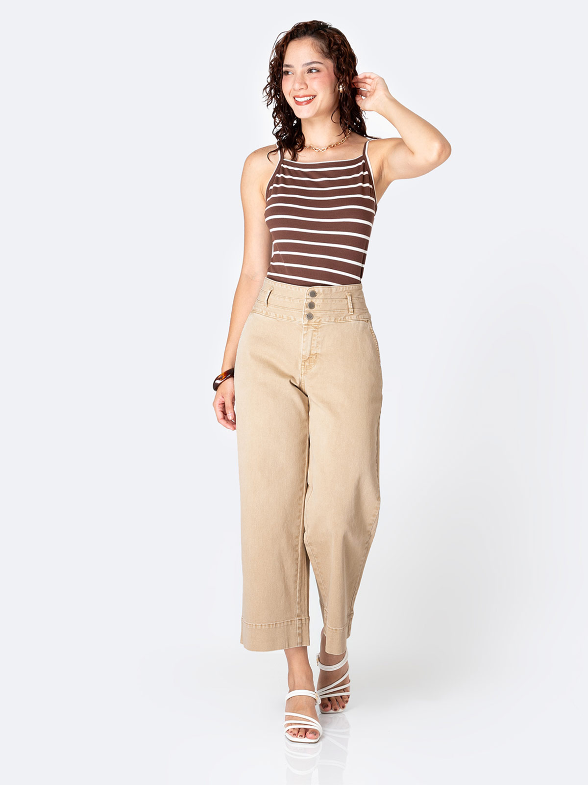 PANTALÓN CULOTTE MUJER PIONIER DRILL DELFANY - 5