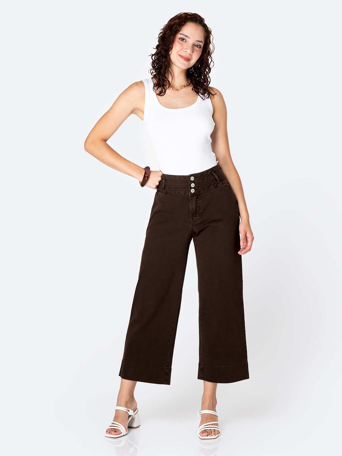 PANTALÓN CULOTTE MUJER PIONIER DRILL DELFANY - 5