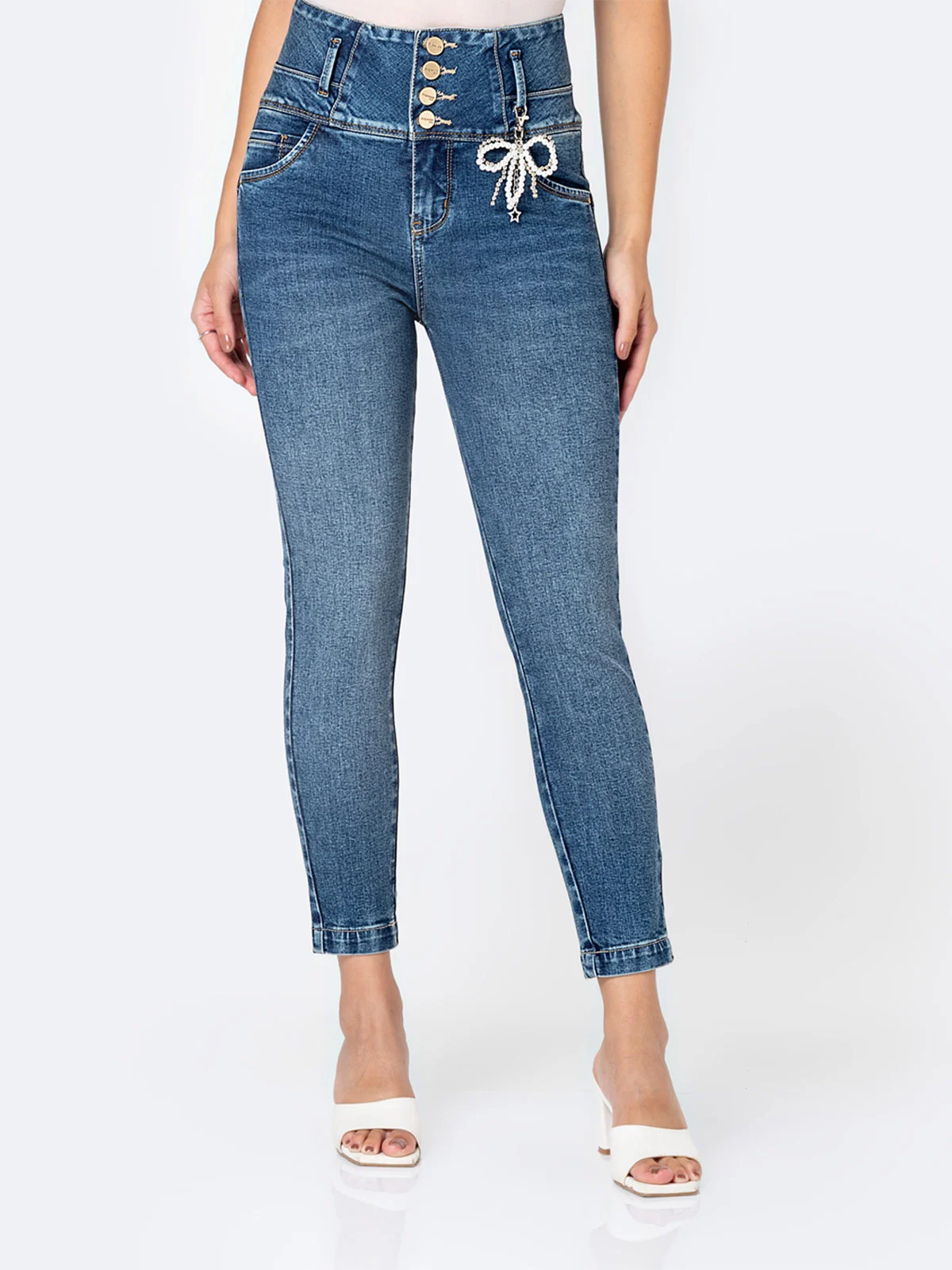 JEANS MUJER PIONIER TOBILLERO ANTONELIH - 1