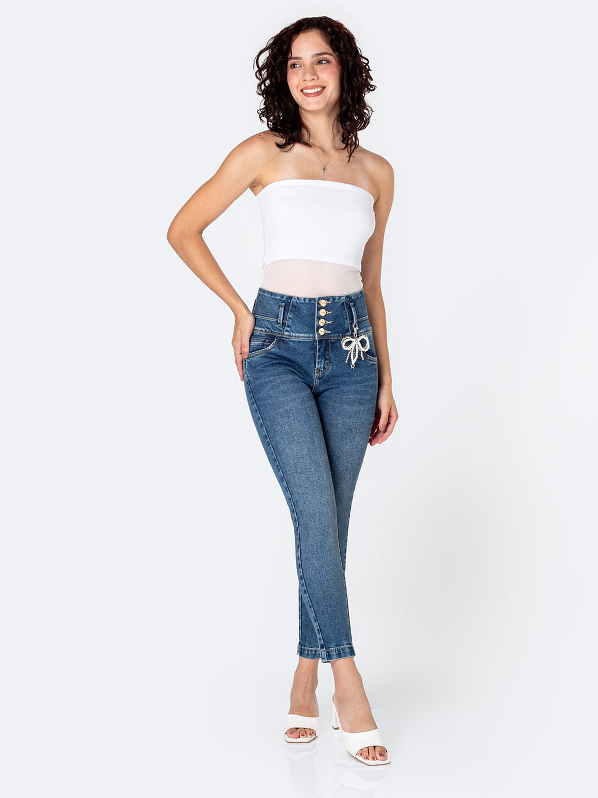 JEANS MUJER PIONIER TOBILLERO ANTONELIH - 4