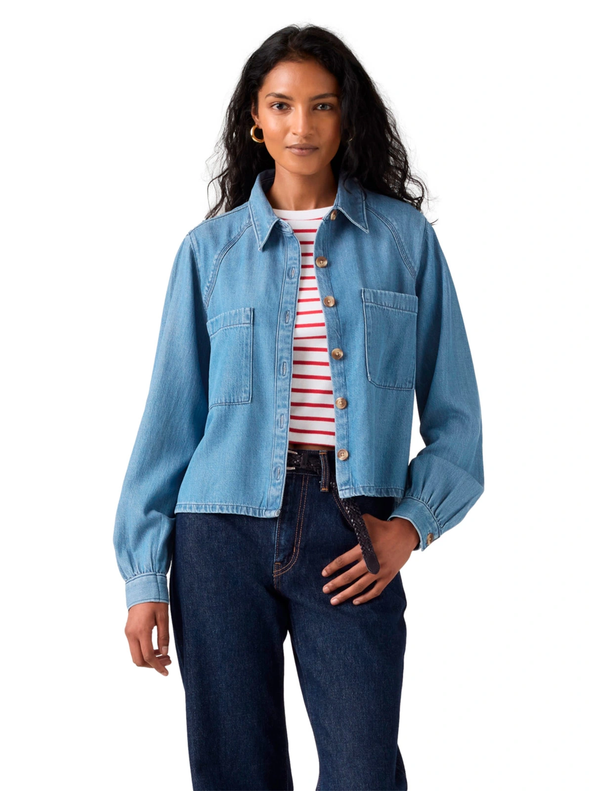 BLUSA MUJER LEVI’S TINI LS UTILITY SHIRT - 1