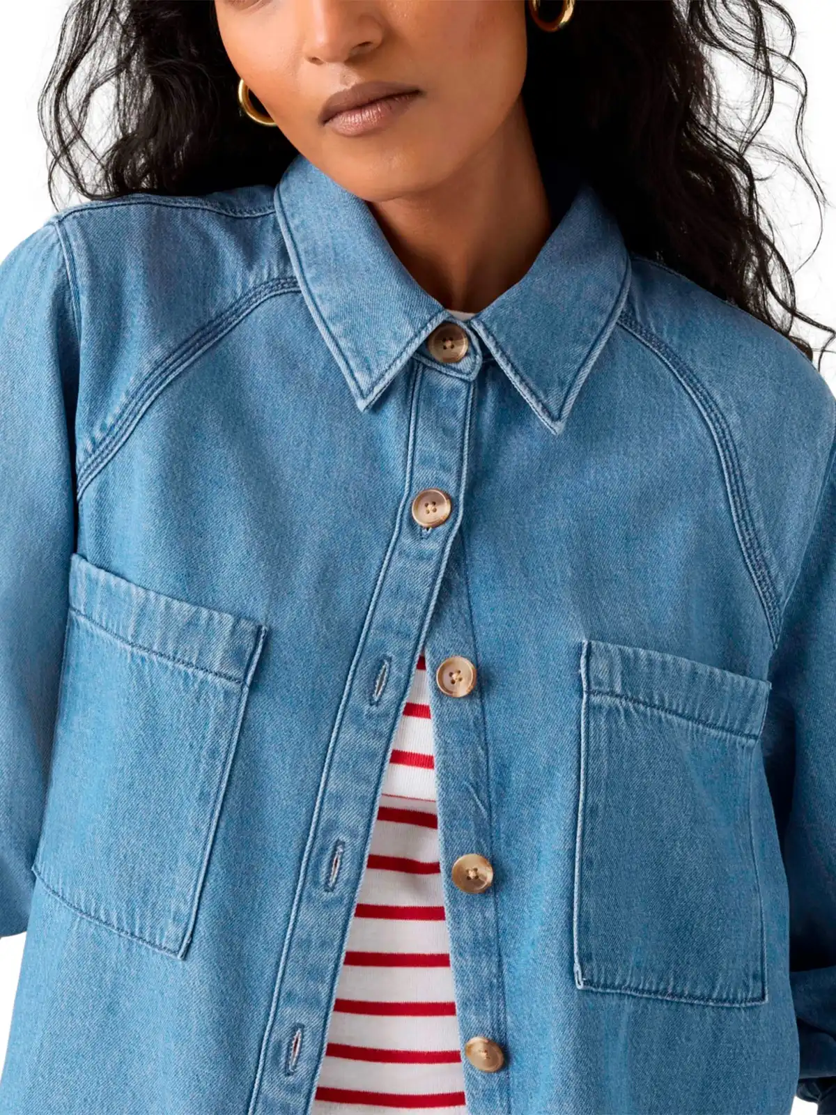 BLUSA MUJER LEVI’S TINI LS UTILITY SHIRT - 4