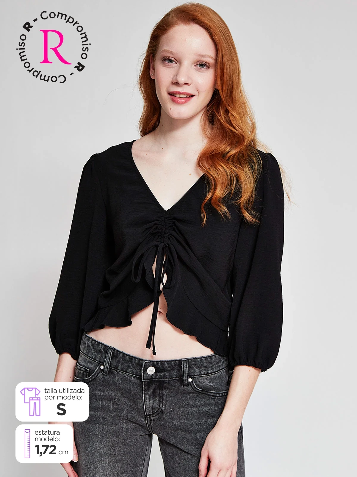 BLUSA MANGA LARGA MUJER INDEX - 1
