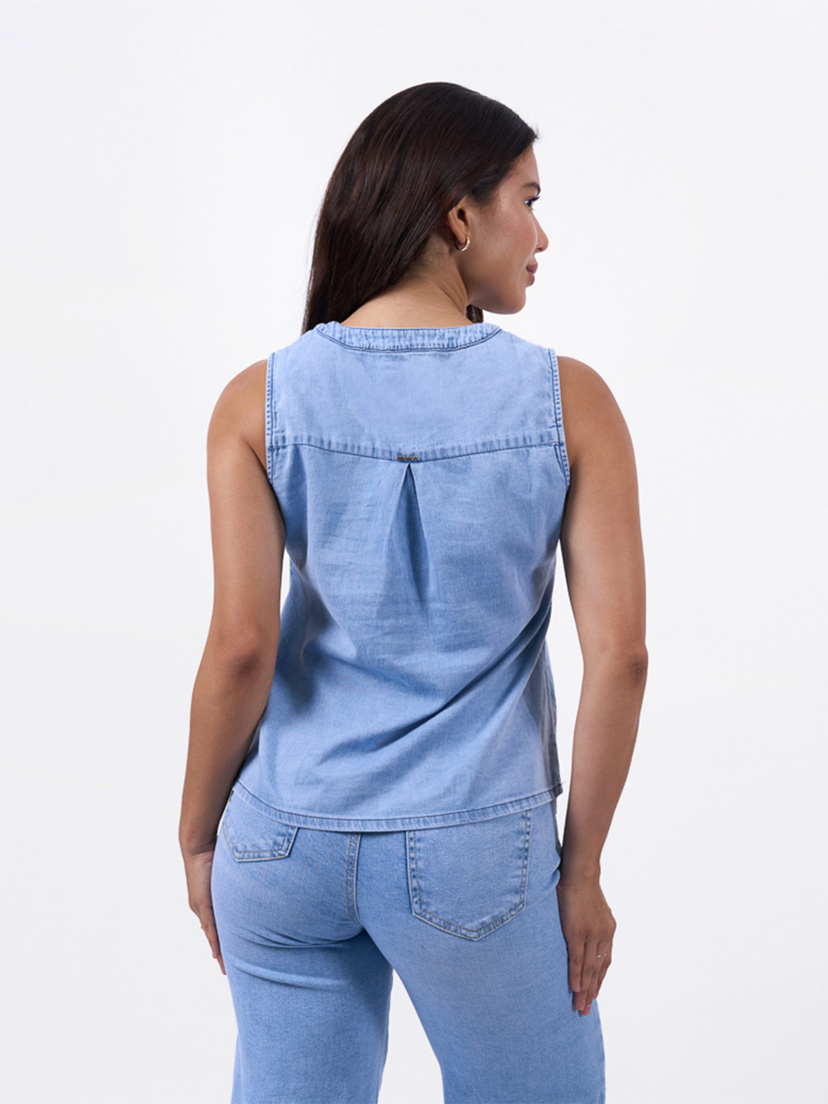 BLUSA MANGA CORTA MUJER BRONCO PERCIA - 2