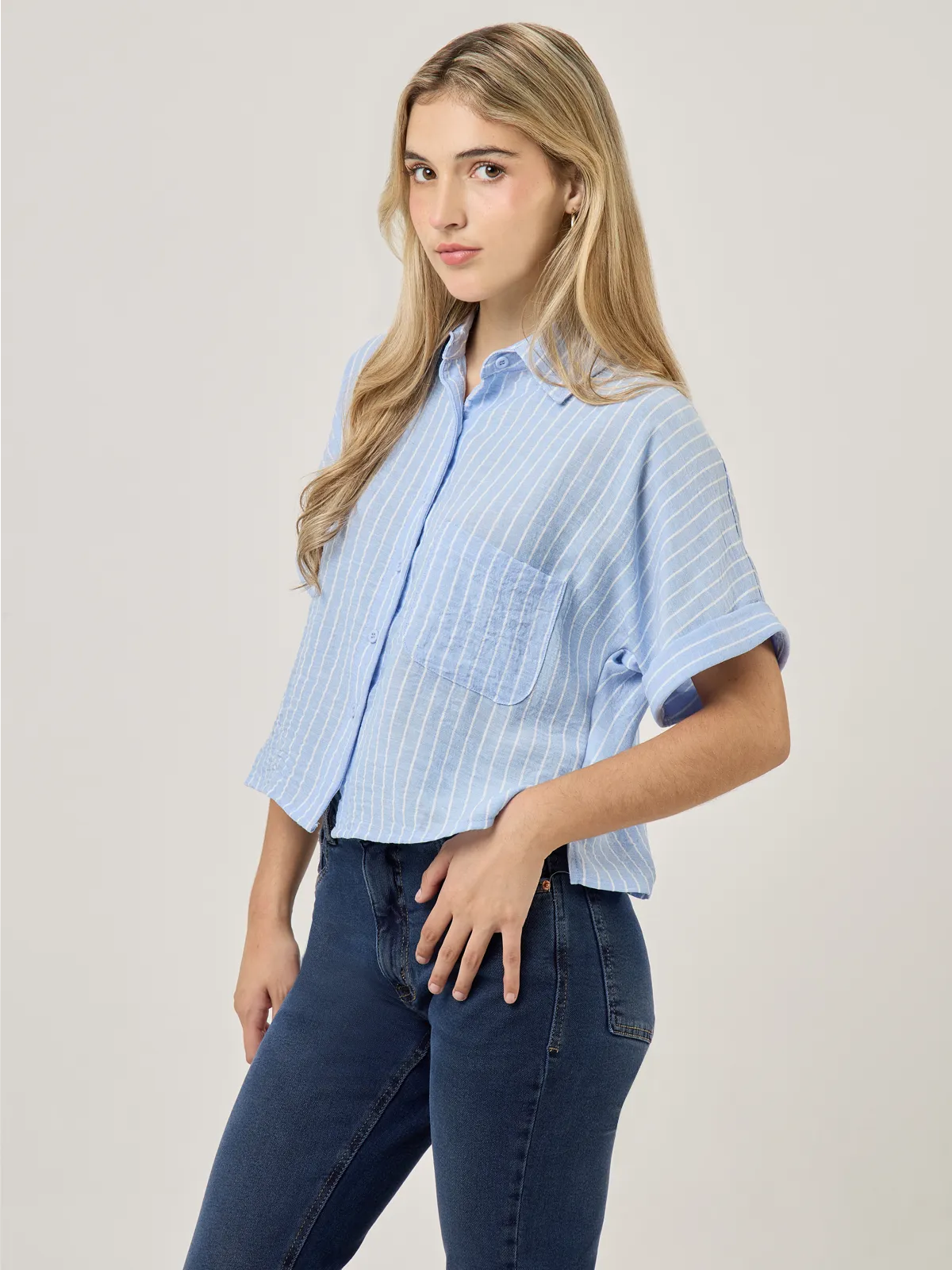 BLUSA MUJER AERO CROP - 3