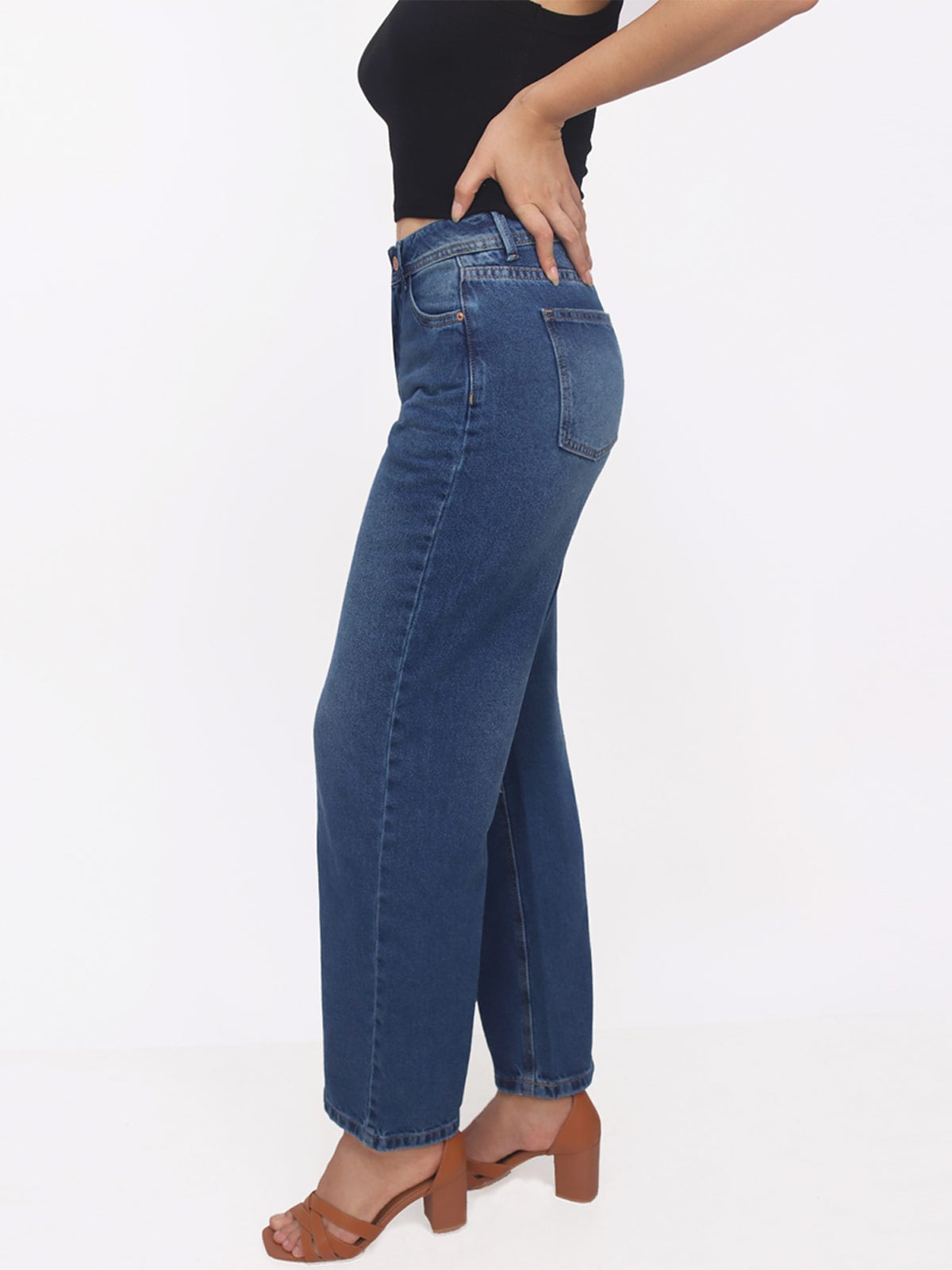 JEANS STRAIGHT MUJER KAYRA POBLET PERFECT FIT - 3