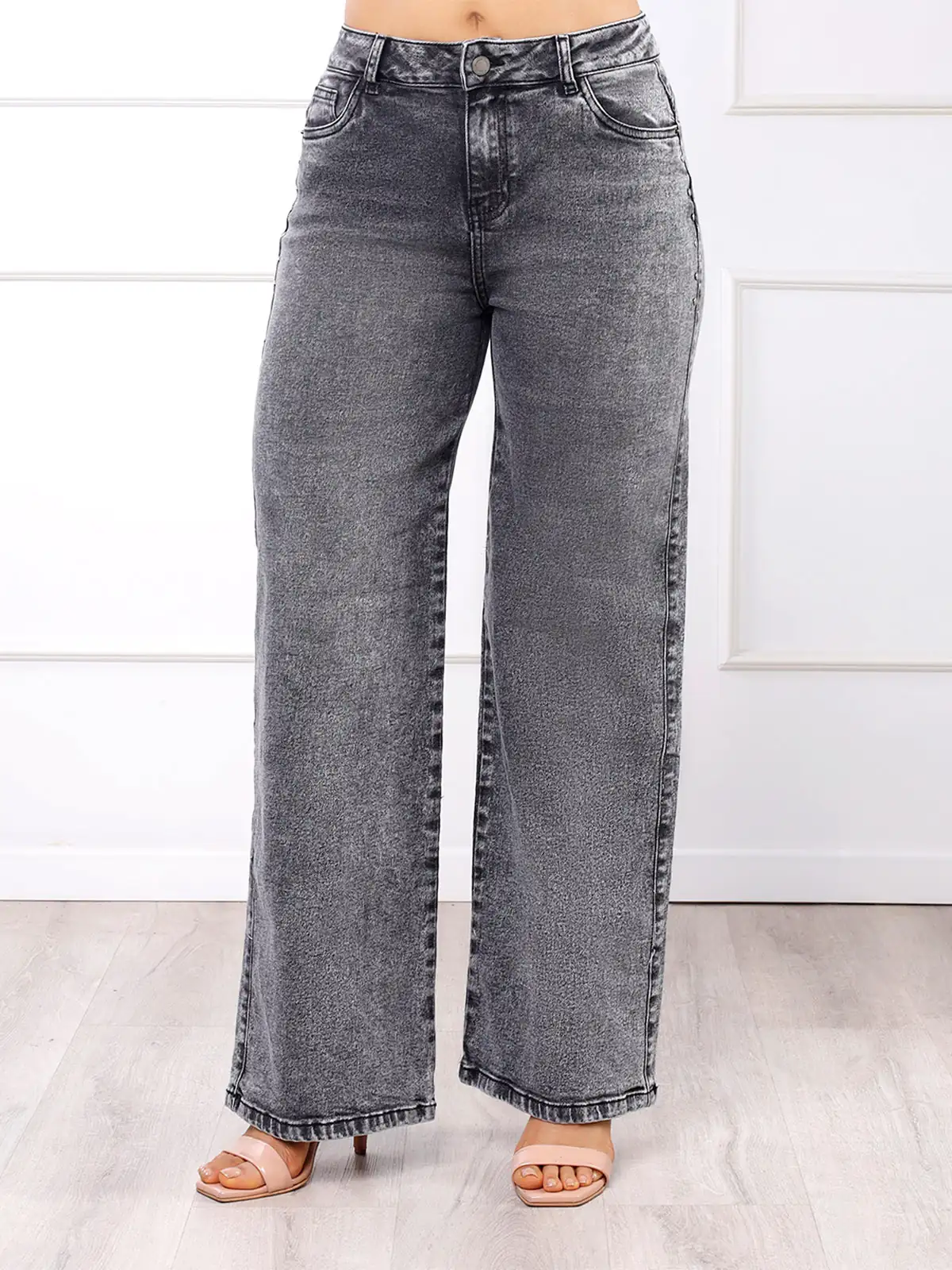 JEANS WIDE LEG MUJER KANSAS TRYNI TACHAS - 1