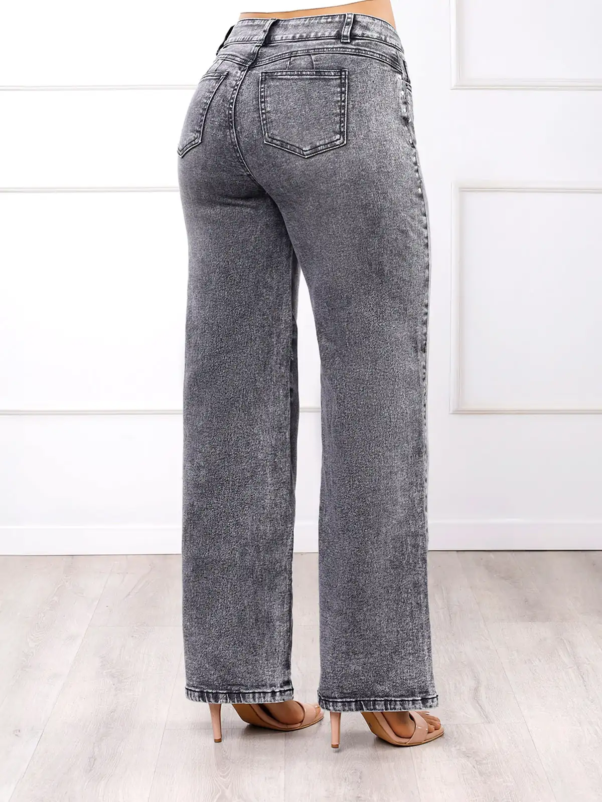 JEANS WIDE LEG MUJER KANSAS TRYNI TACHAS - 2