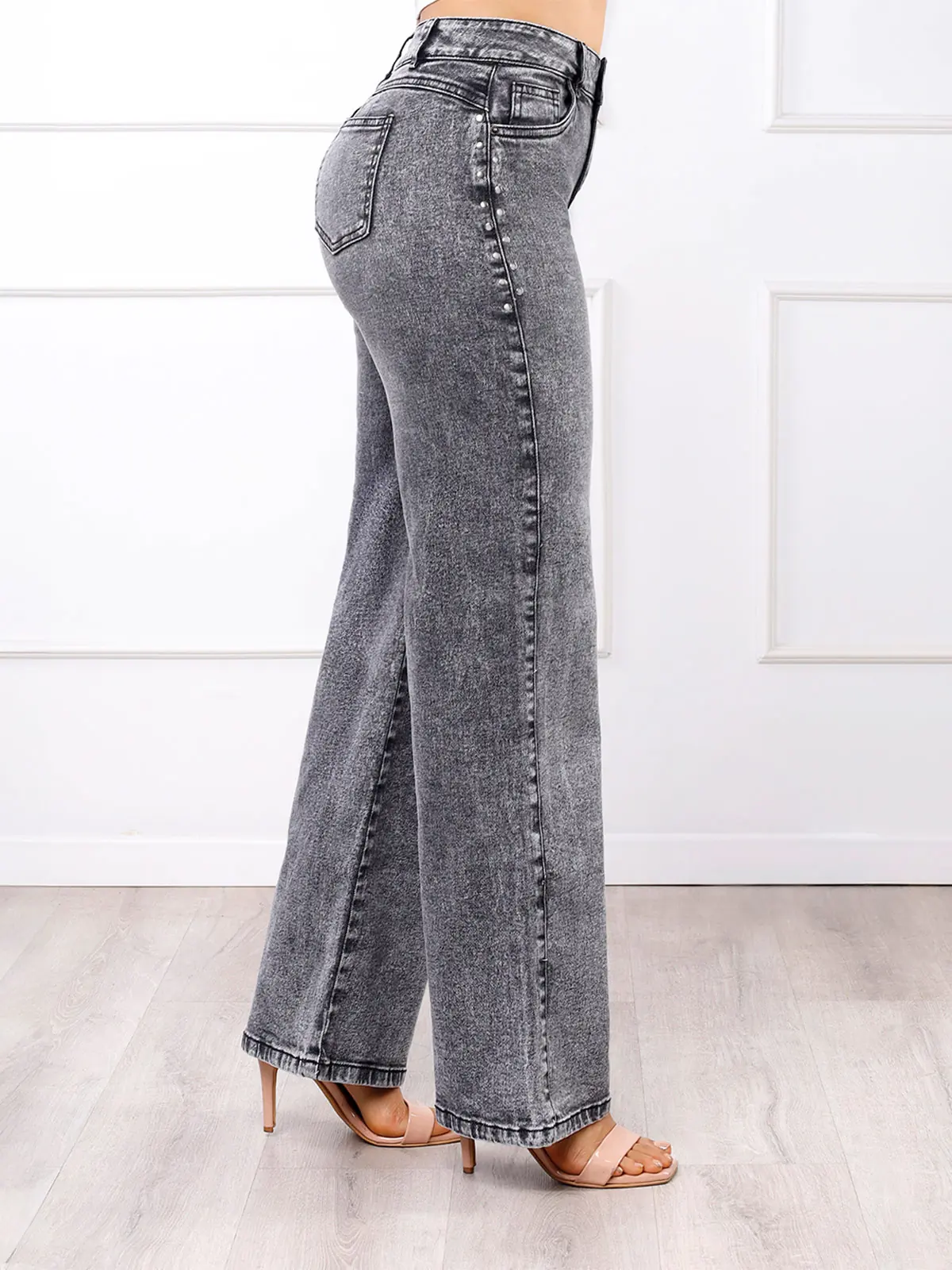 JEANS WIDE LEG MUJER KANSAS TRYNI TACHAS - 3