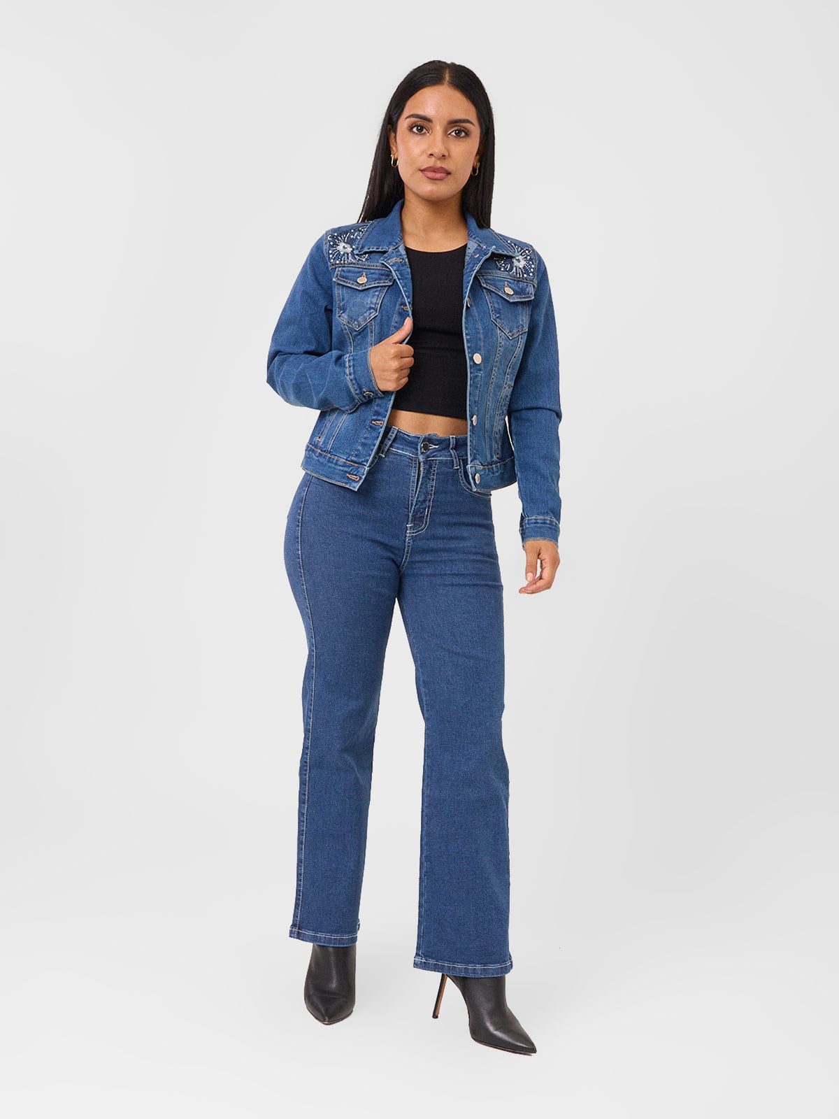 JEANS PALAZZO MUJER ALEJANDRA BAIGORRIA AMBAR - 1