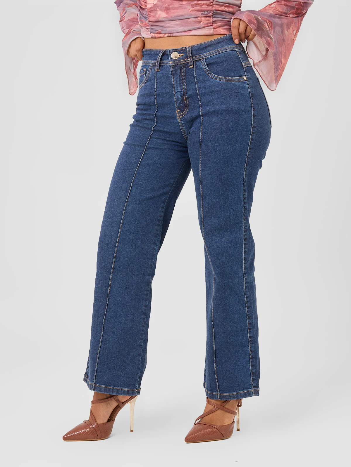 JEANS PALAZZO MUJER ALEJANDRA BAIGORRIA AMBAR - 2