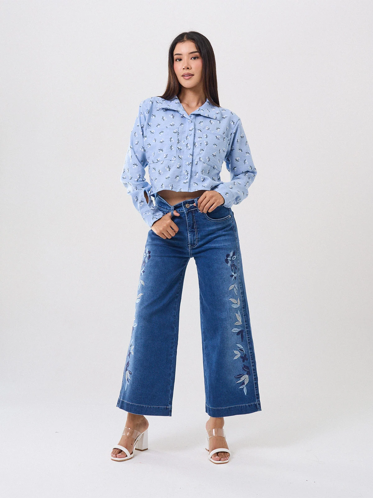 JEANS WIDE LEG MUJER ALEJANDRA BAIGORRIA MELI - 1