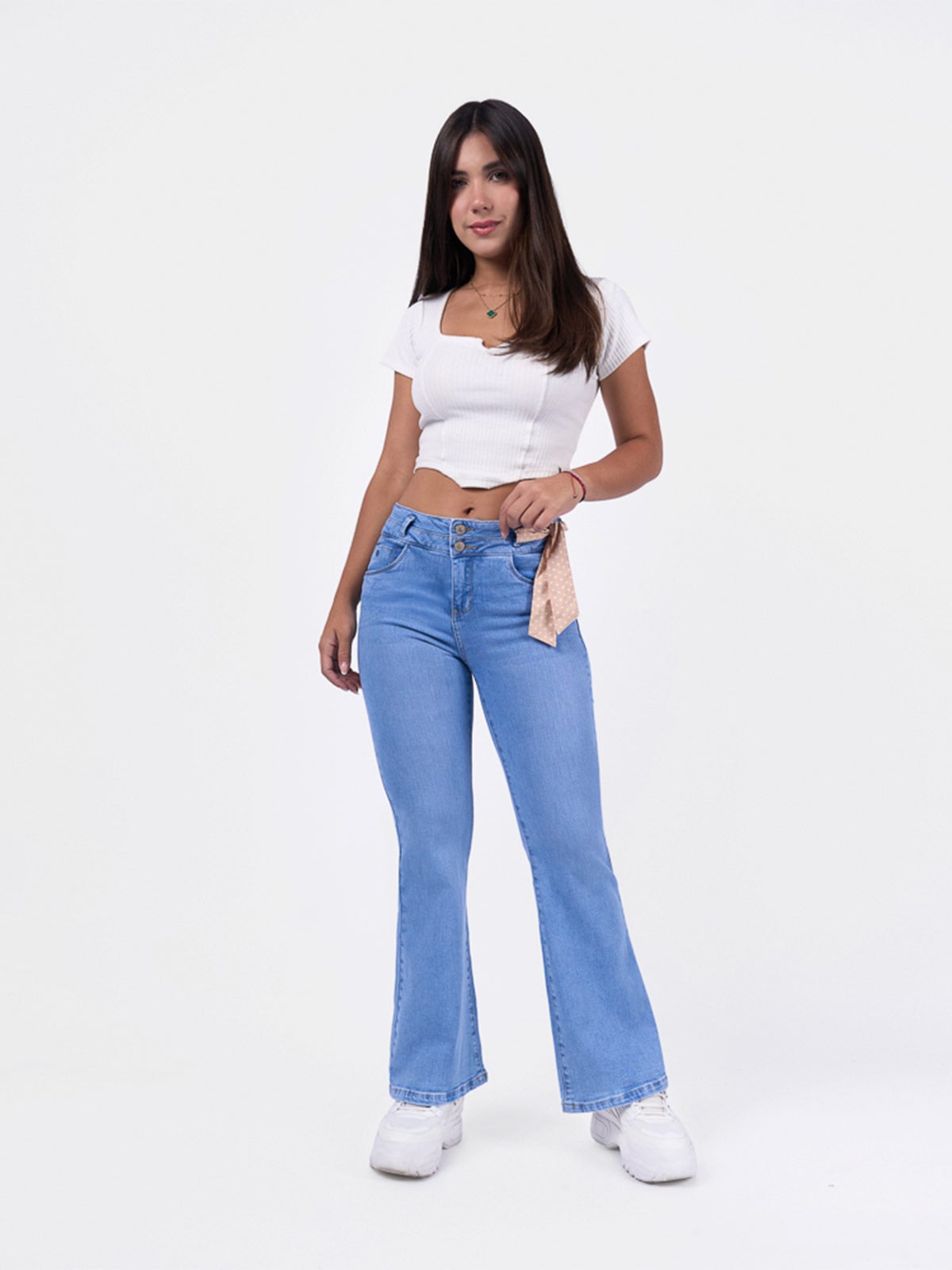 JEAN FLARE MUJER MACHINE FL-C-ENMA - 1