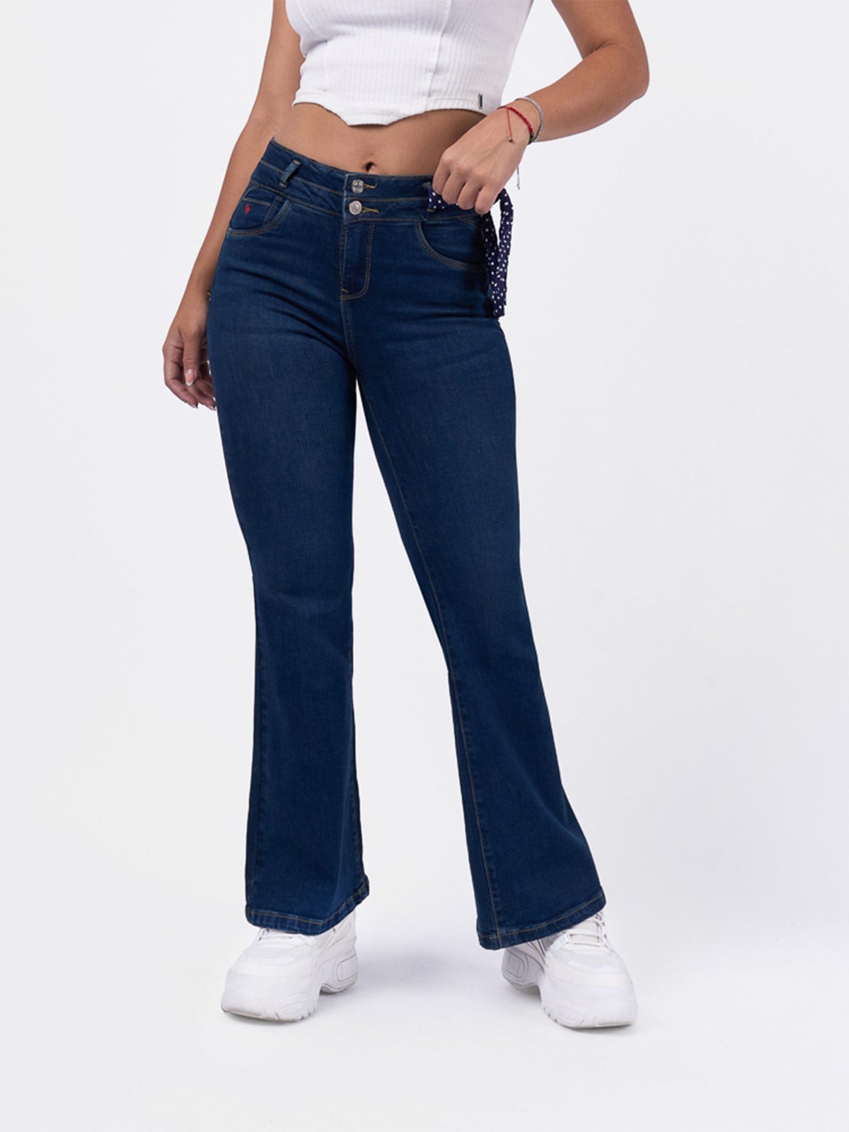 JEAN FLARE MUJER MACHINE FL-C-ENMA - 2