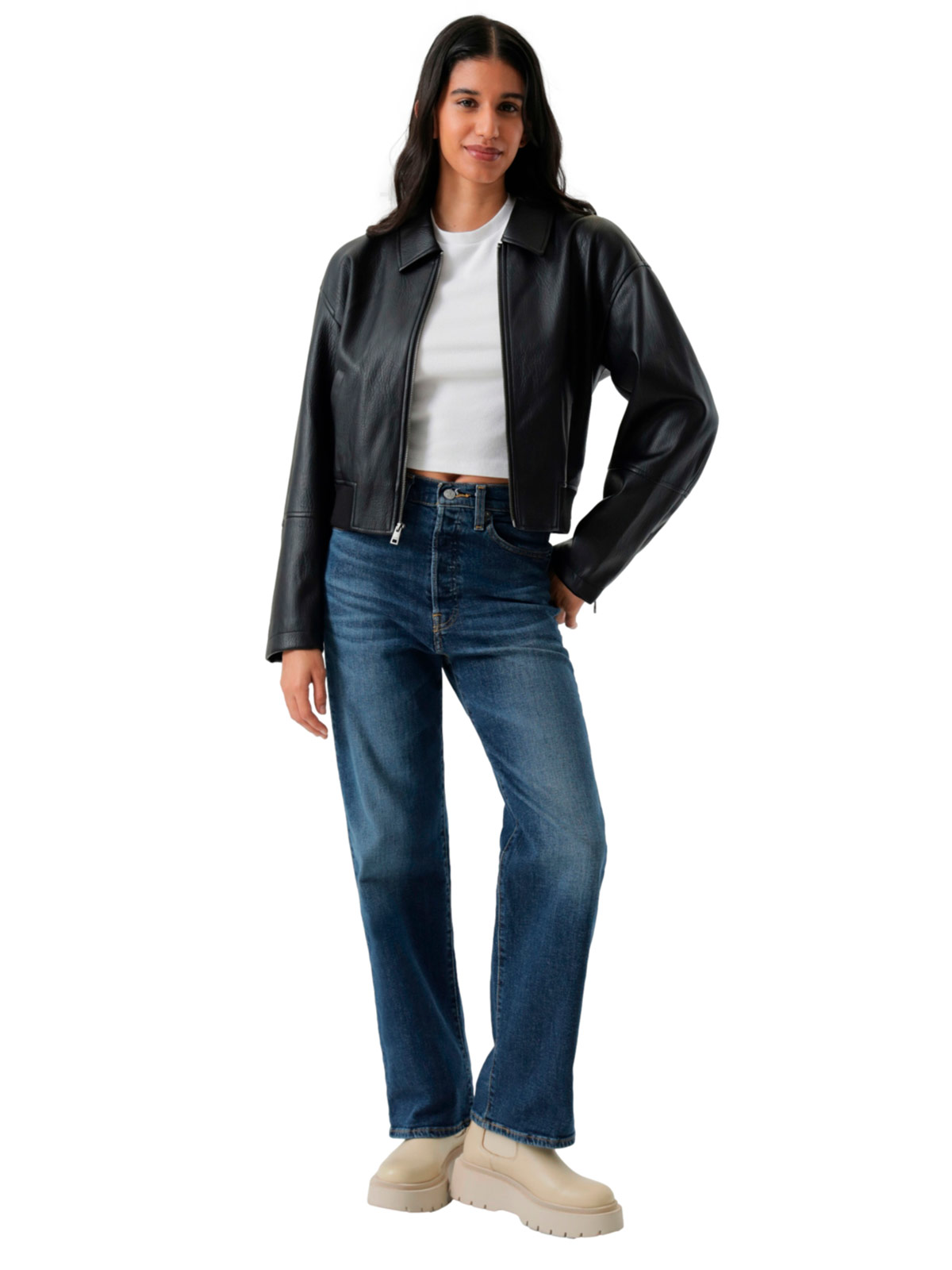CASACA MUJER LEVI’S SHRUNKEN BOMBER - 1