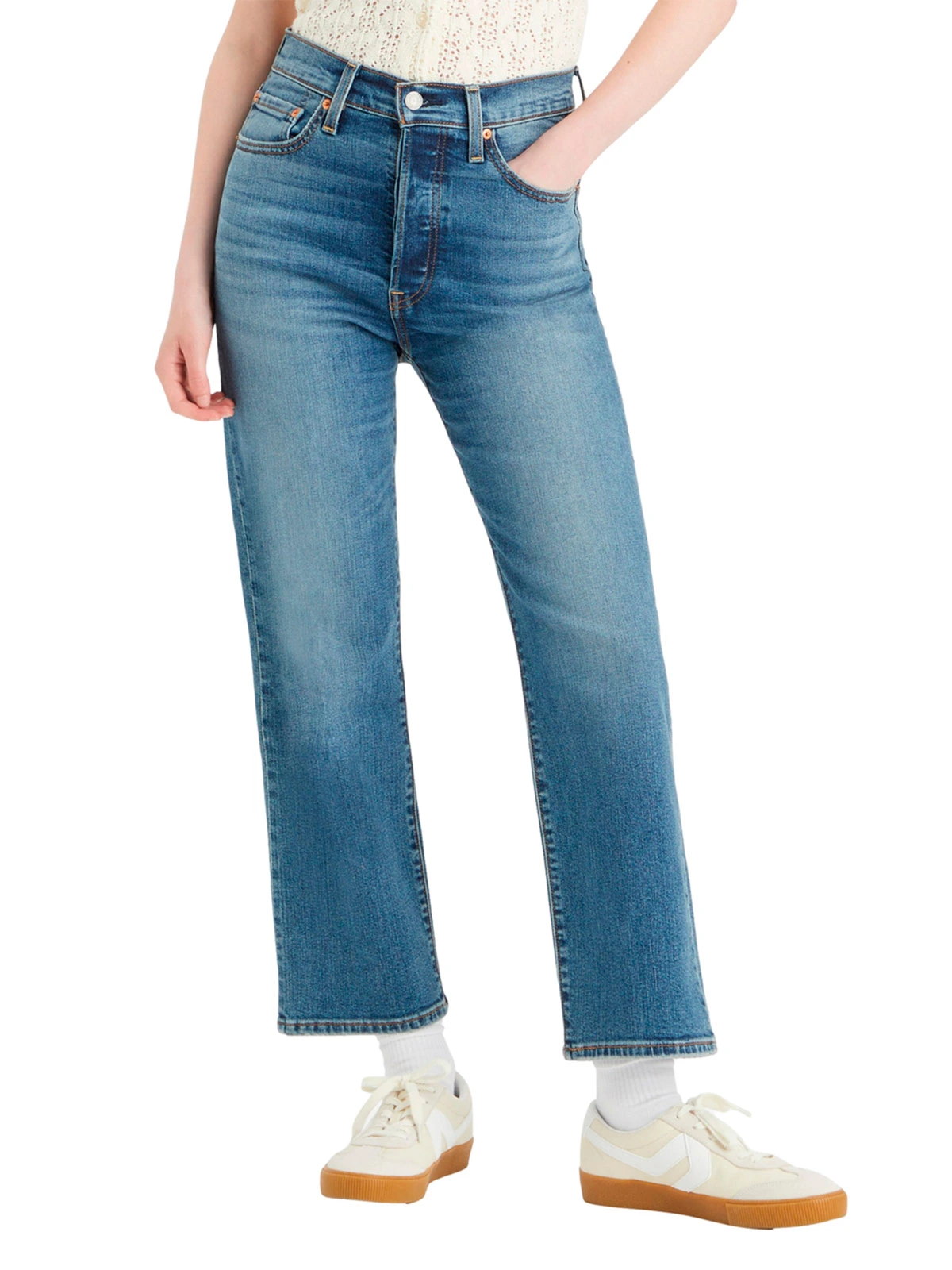 JEANS STRAIGHT MUJER LEVI’S RIBCAGE STRAIGHT ANKLE - 2