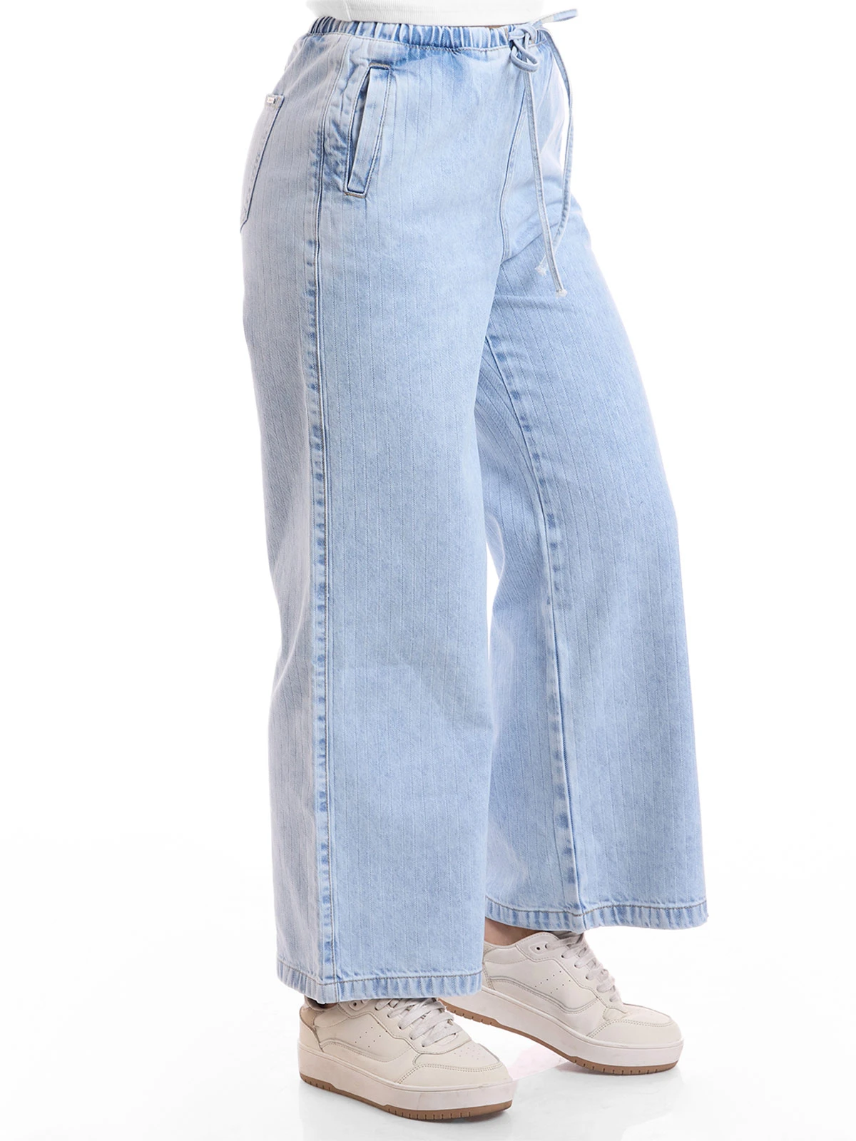 JEANS STRAIGHT MUJER METAL JEANS RAYAS CAROLA - 3