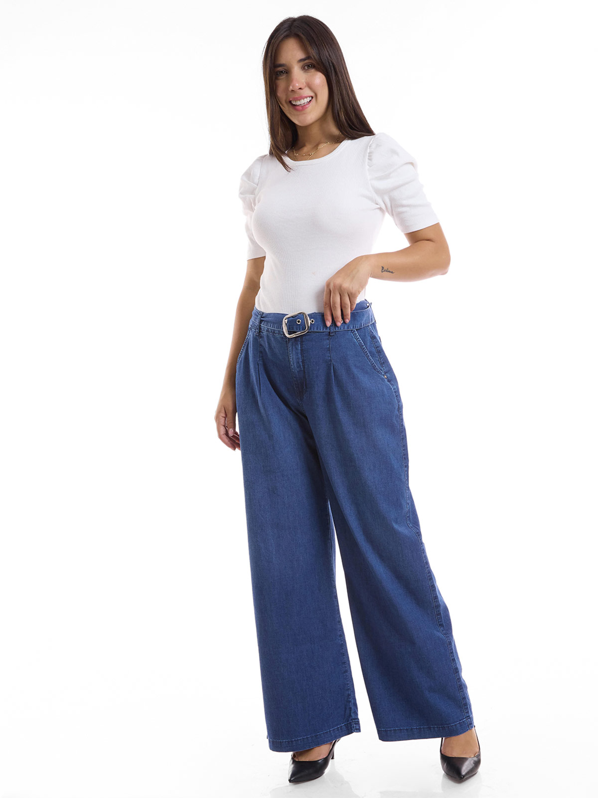 JEANS STRAIGHT MUJER METAL JEANS SERAFINA - 1