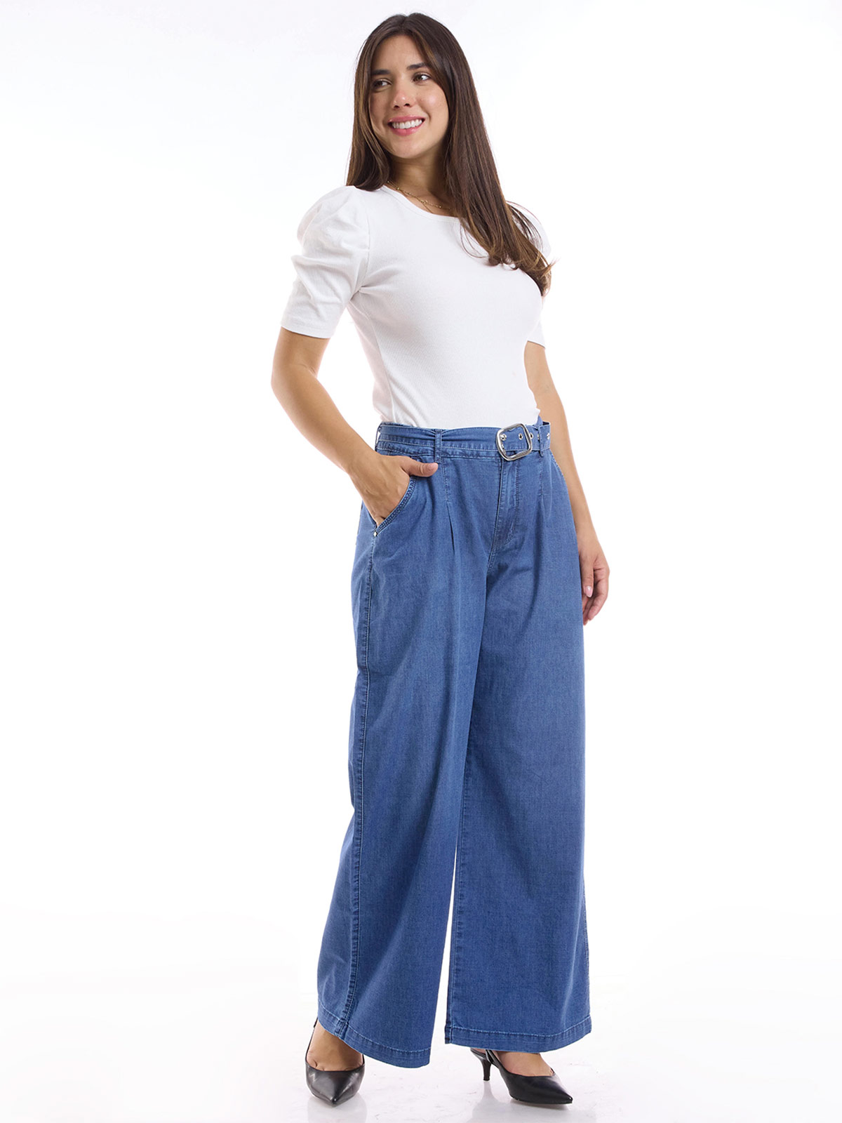 JEANS STRAIGHT MUJER METAL JEANS SERAFINA - 1