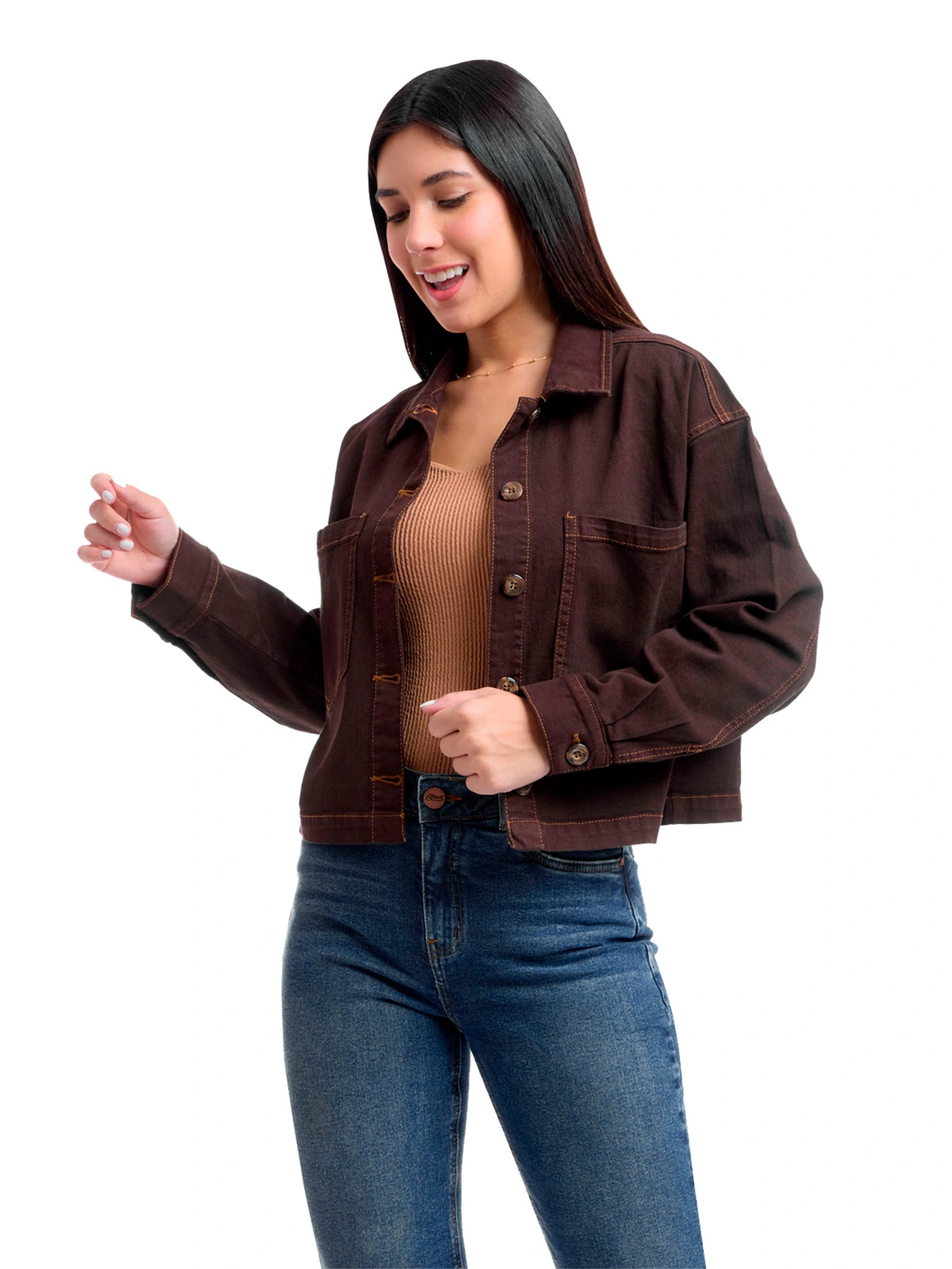 CASACA MUJER METAL JEANS DENIM ELIANA - 3