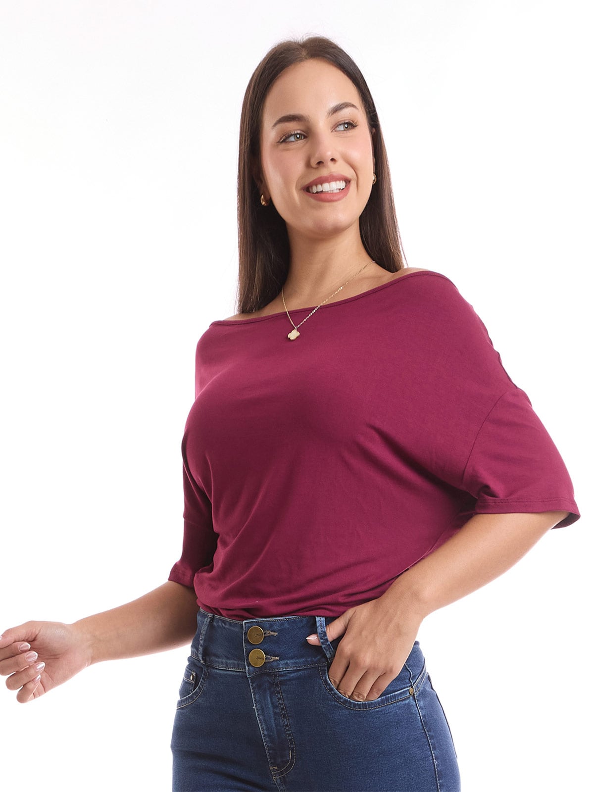 POLO MUJER METAL JEANS ASIMÉTRICO AKESI - 2