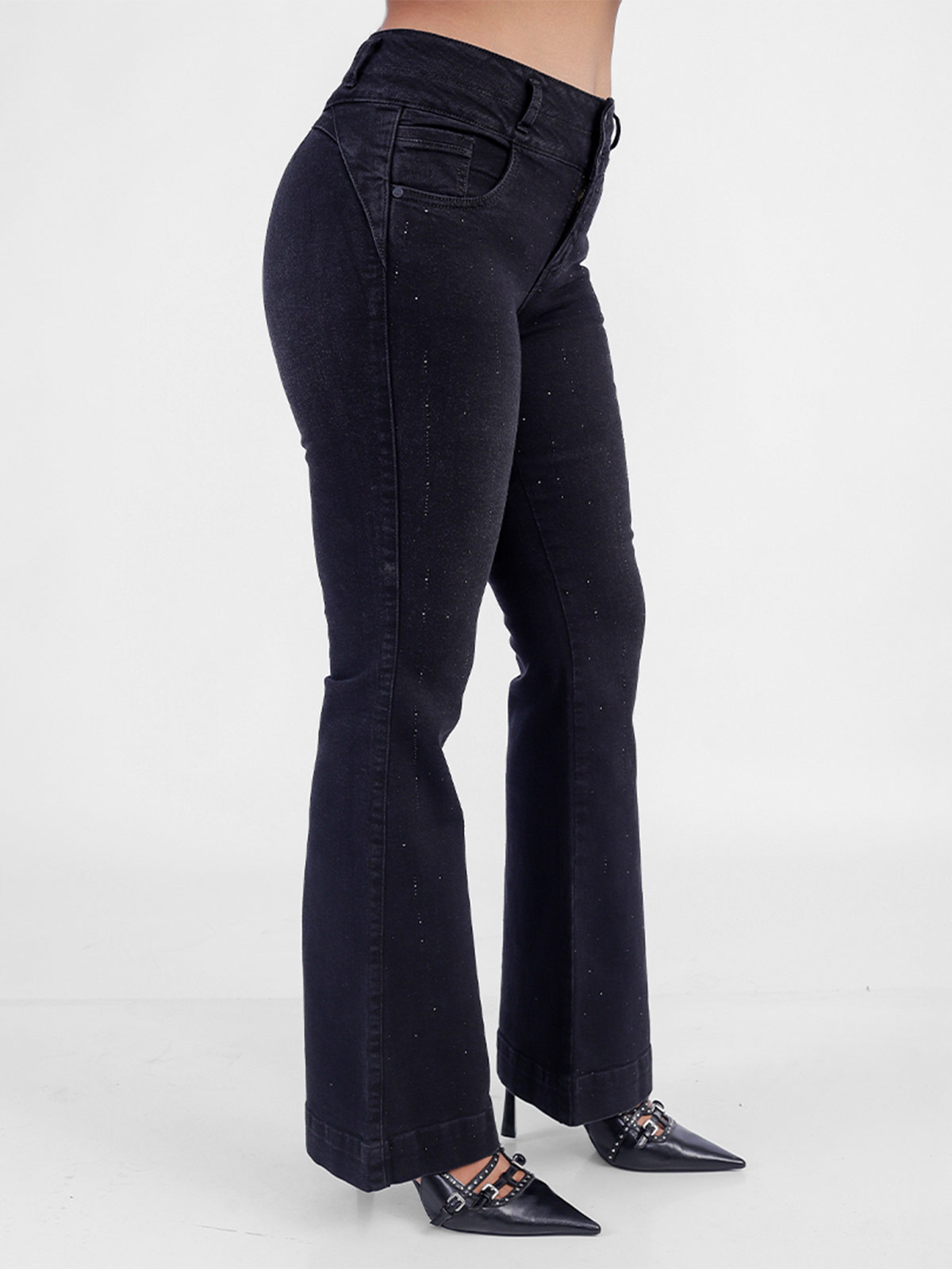 JEANS FLARE MUJER SODA BLUES BELMY - 5