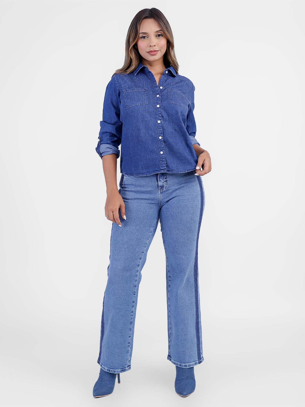 JEANS WIDELEG MUJER SODA BLUES SOLIZA - 1