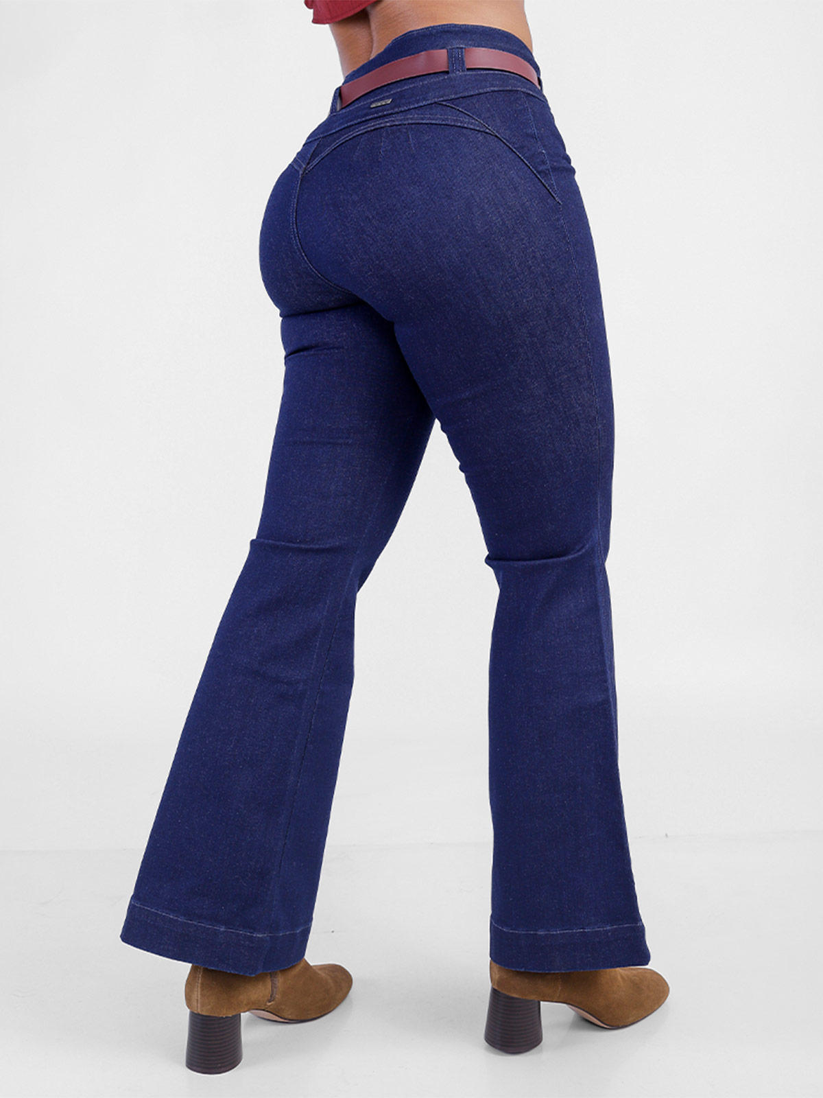 JEANS FLARE MUJER SODA BLUES GABRIELY - 3