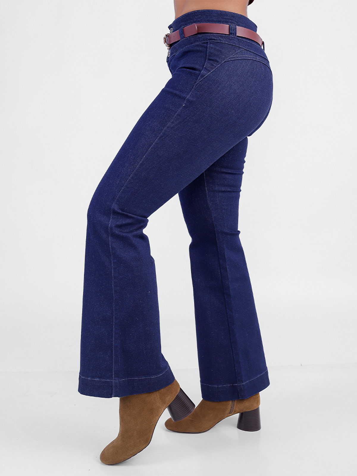 JEANS FLARE MUJER SODA BLUES GABRIELY - 4