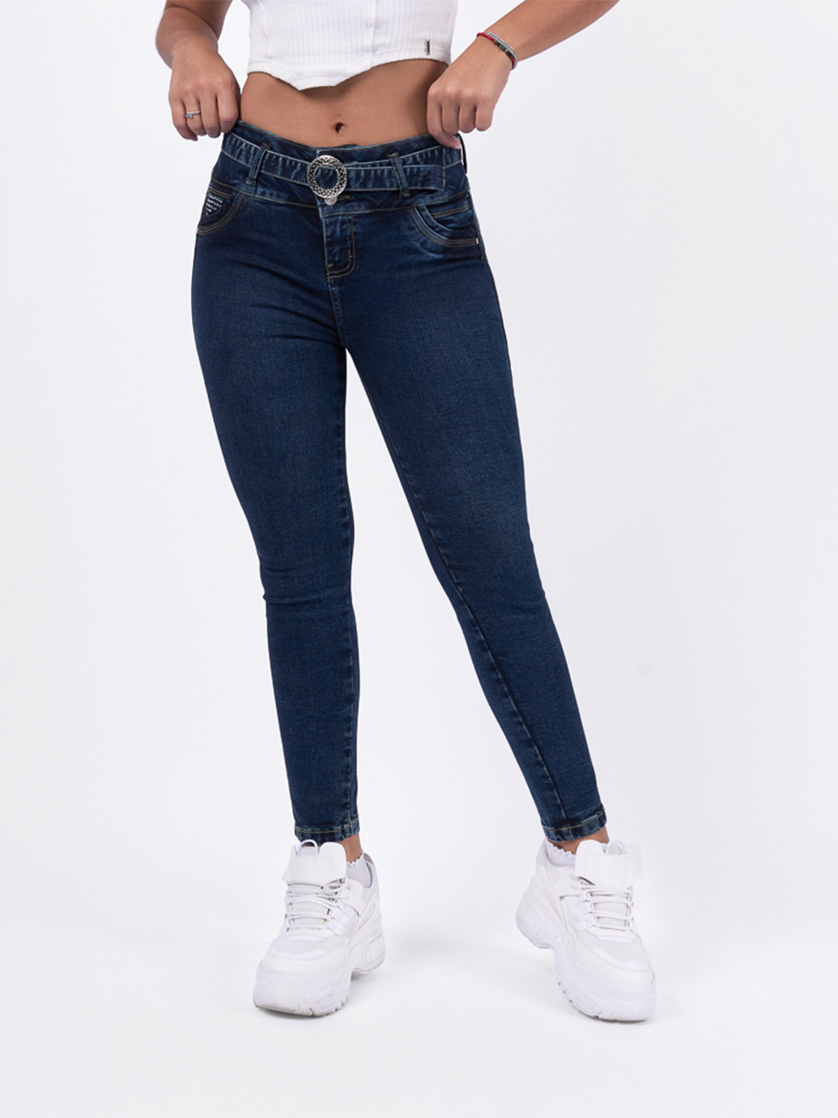 JEANS SKINNY MUJER BRONCO BETSY - 1
