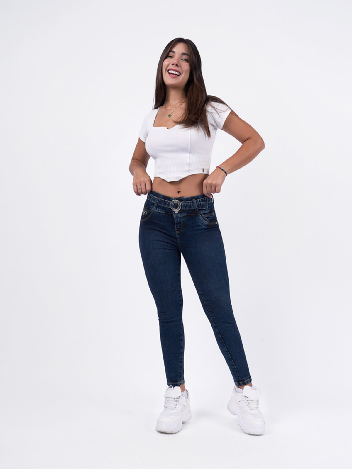 JEANS SKINNY MUJER BRONCO BETSY - 4