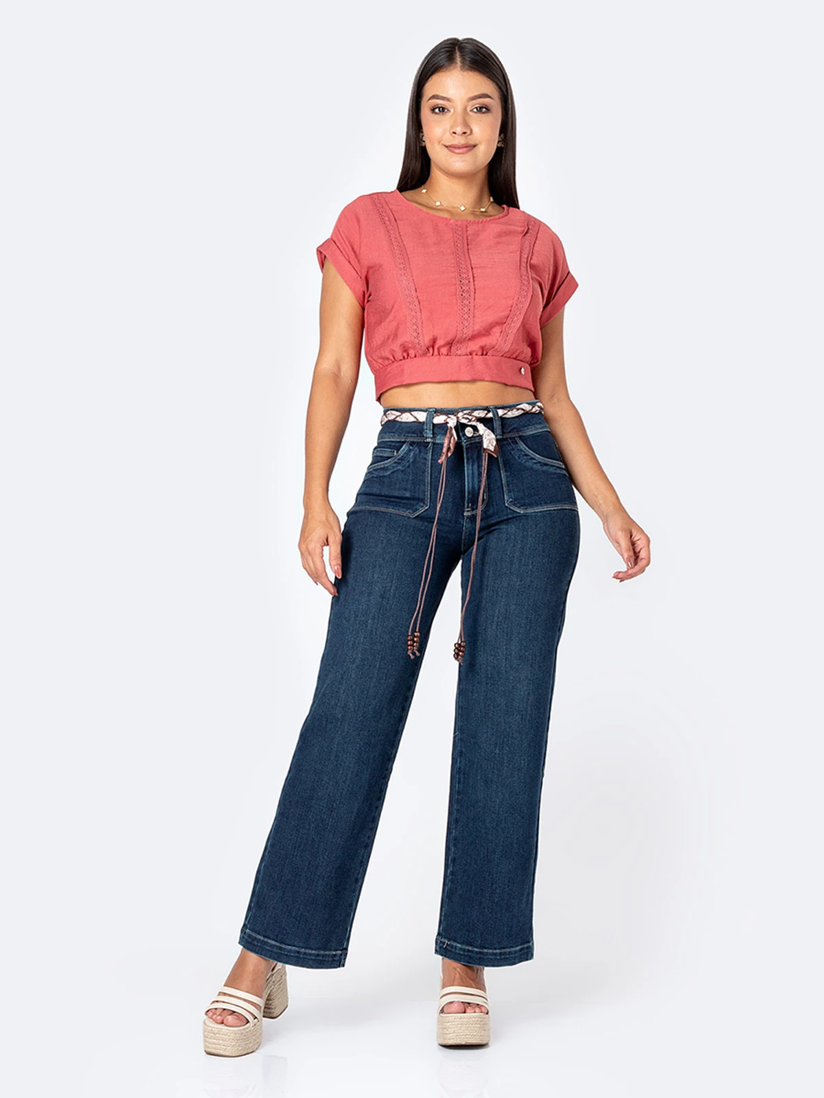JEANS STRAIGHT MUJER PIONIER KATARINAH - 1