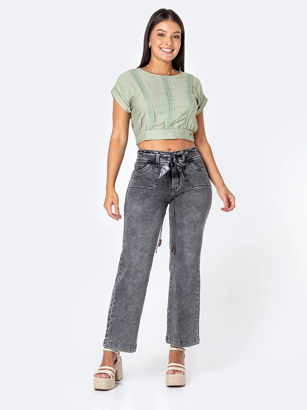 JEANS STRAIGHT MUJER PIONIER KATARINAH - 1