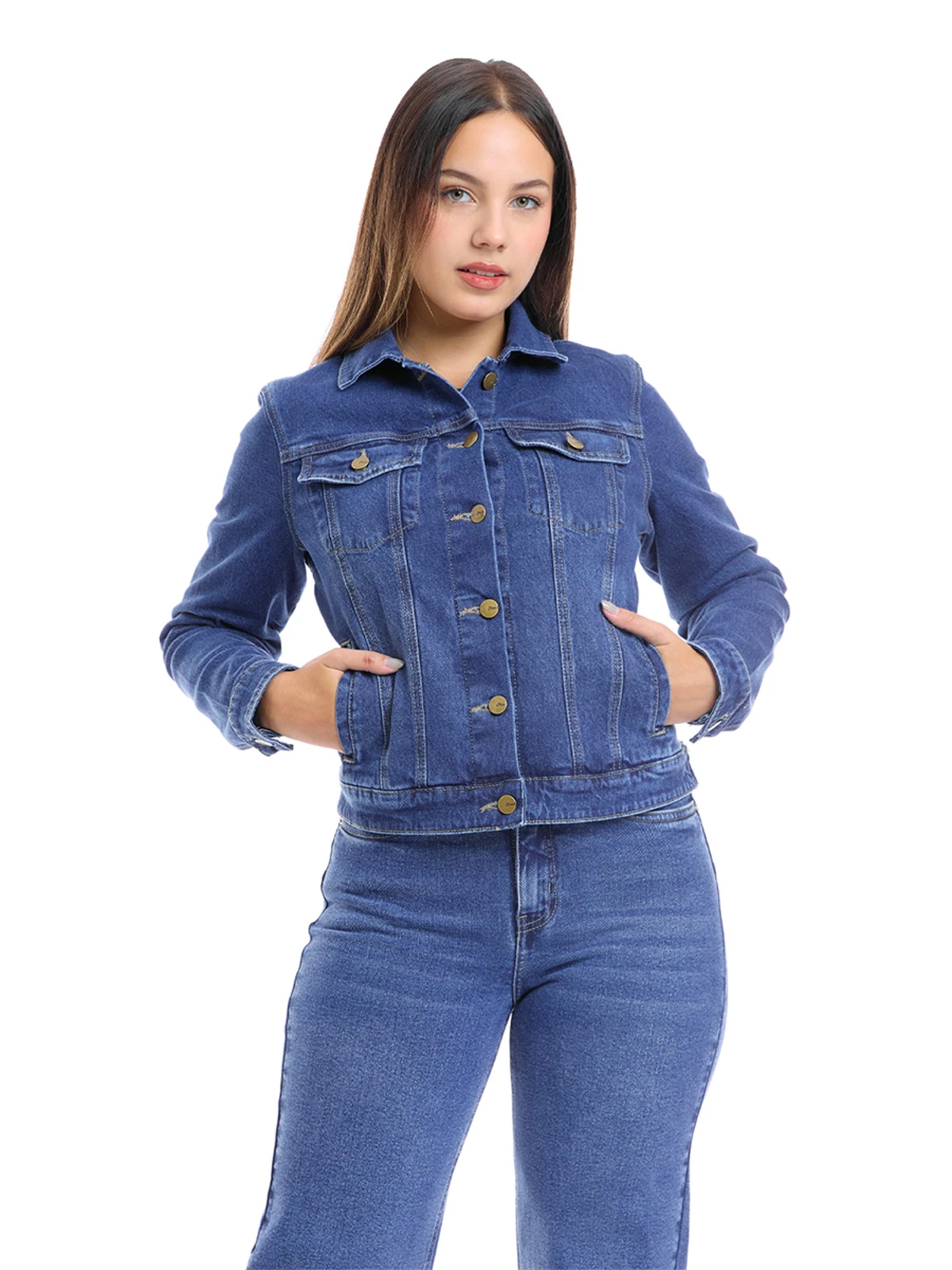 CASACA MUJER METAL JEANS DENIM HD - 1