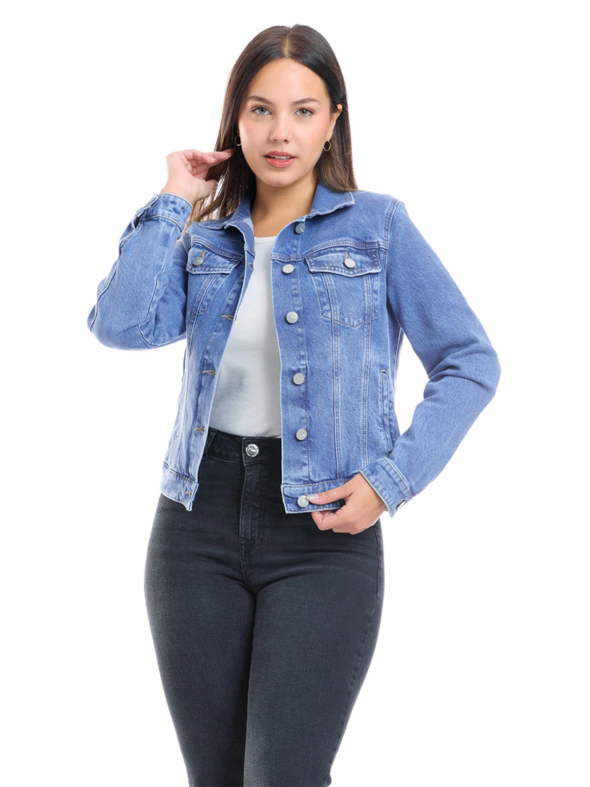 CASACA MUJER METAL JEANS DENIM HD - 3