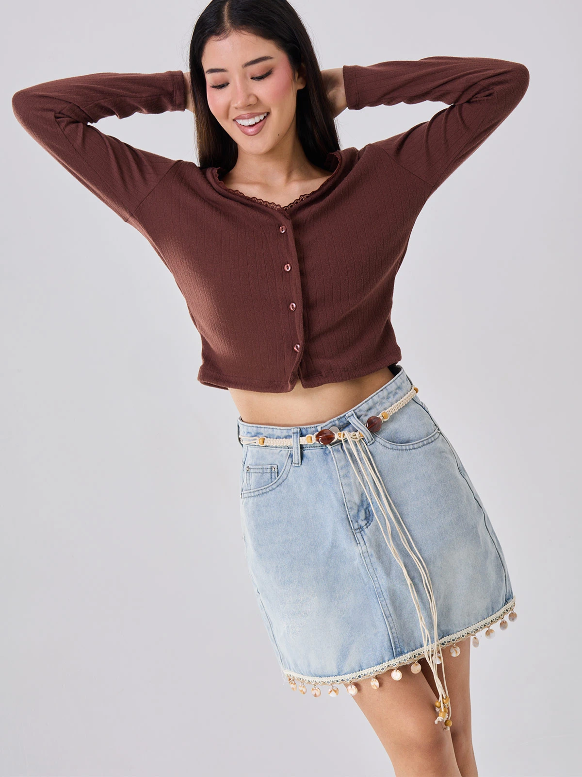 FALDA DENIM MUJER ALEJANDRA BAIGORRIA DIANA - 1